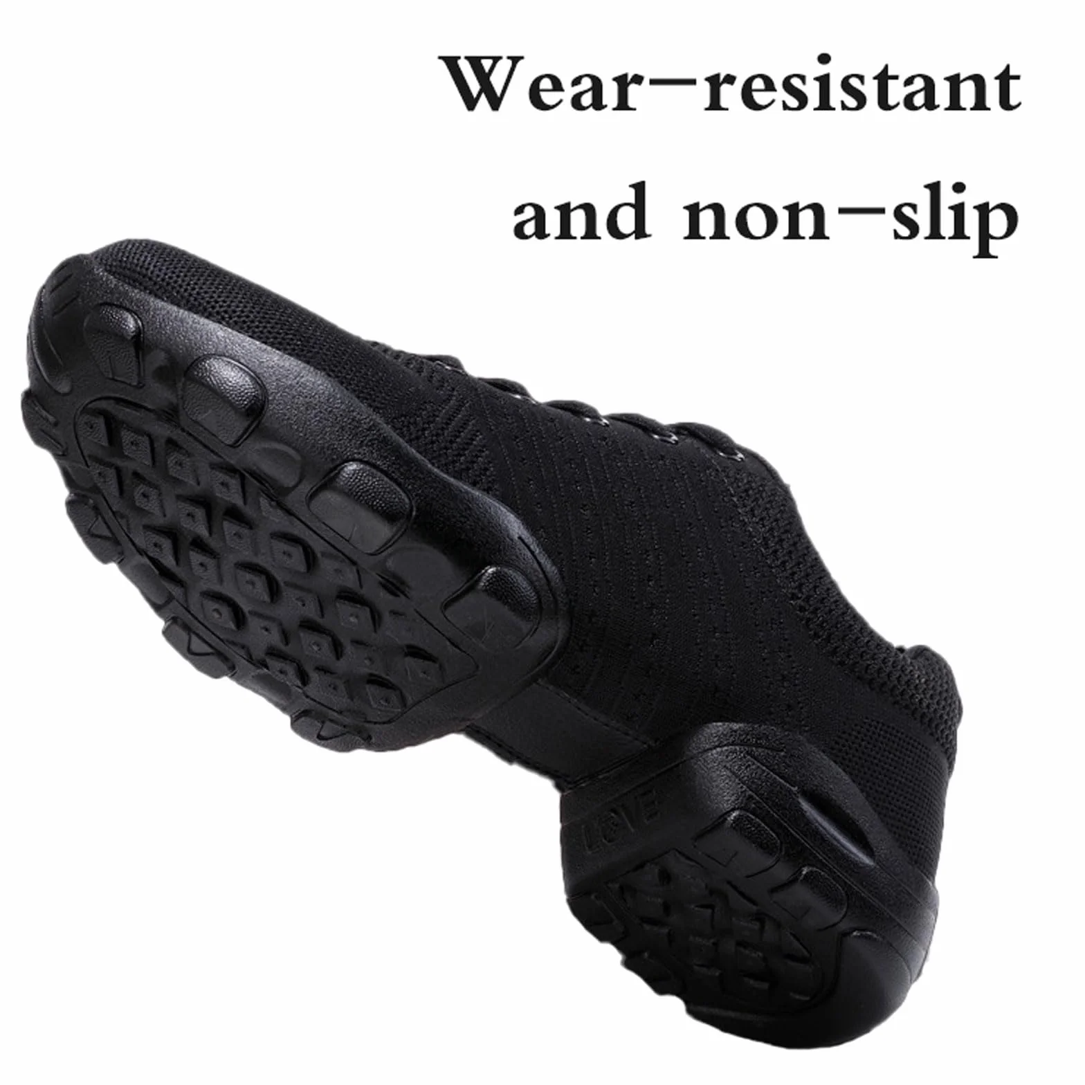 Chaussures de Danse Homme Jazz Latin Semelle Fendue Respirant Poids léger