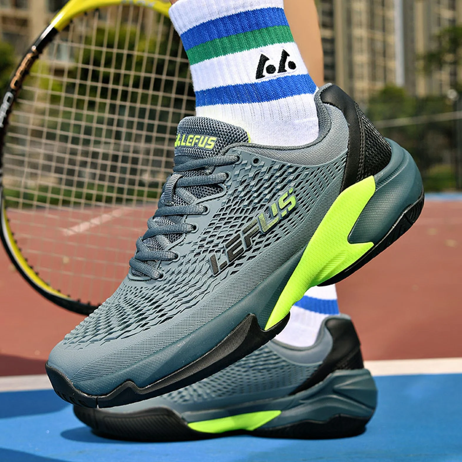 BLBK Chaussures de tennis amorties respirantes homme