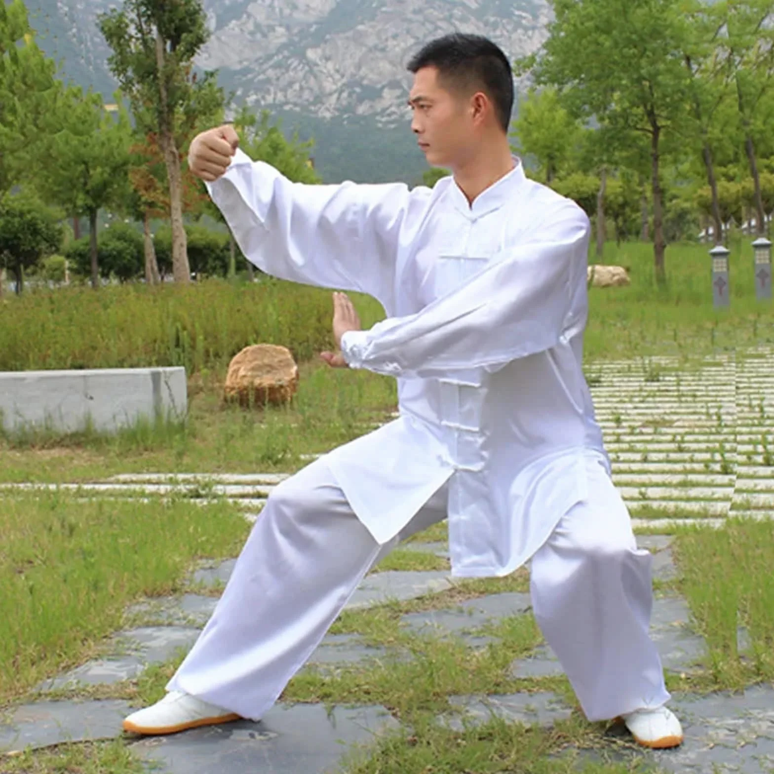 Uniformes Traditionnels Tai Chi Kung Fu Wushu Costume Wing Chun Arts Martiaux Adultes Enfants