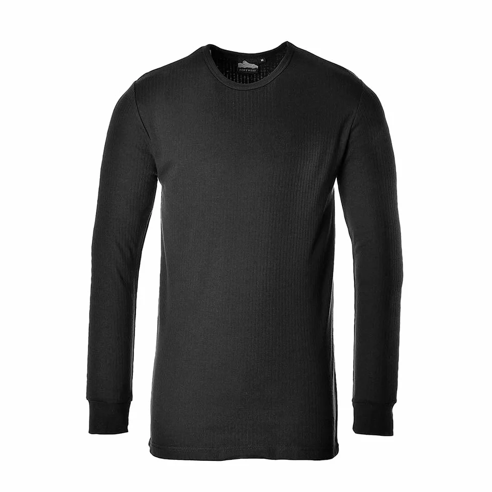 Portwest B123 T-Shirt Thermique Homme Manches Longues