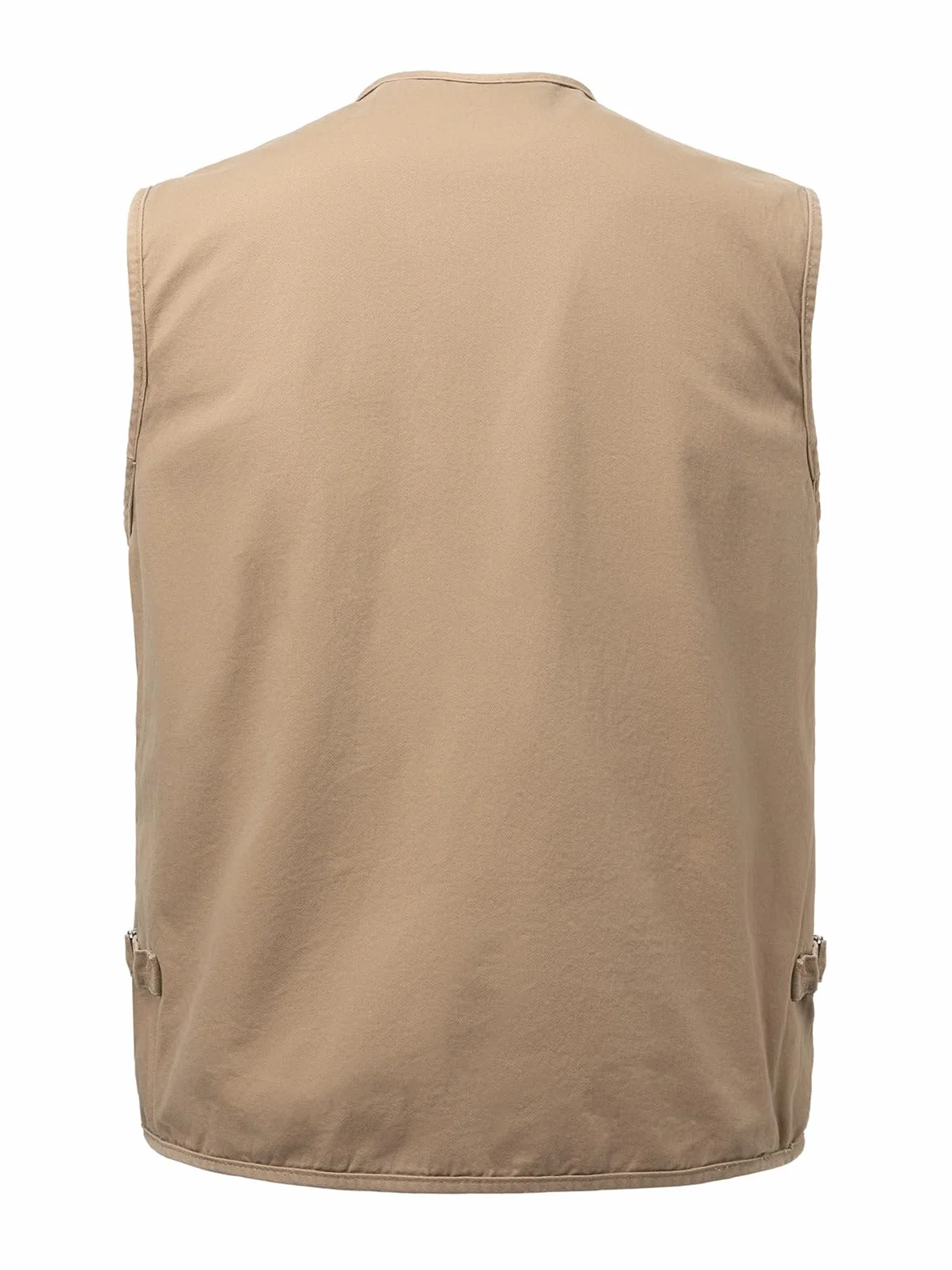 Gilet de pêche Multi-Poches Hommes Coton Extérieure sans Manche Photographie Chasse