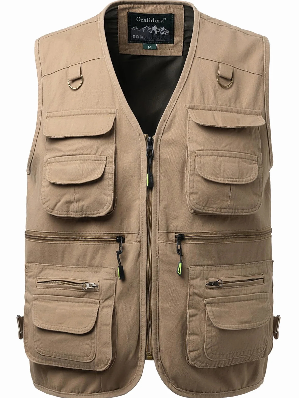 Gilet de pêche Multi-Poches Hommes Coton Extérieure sans Manche Photographie Chasse