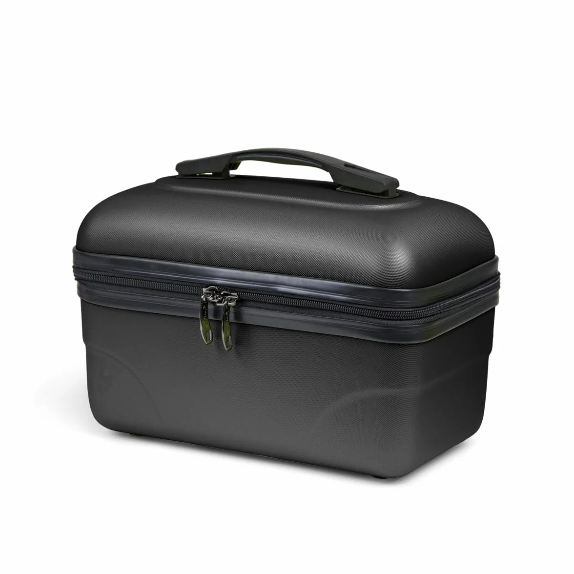 KINSTON Vanity Trousse de Toilette Cosmétiques Rigide avec Poignée Organisateur de Voyage Grande Capacité Noir