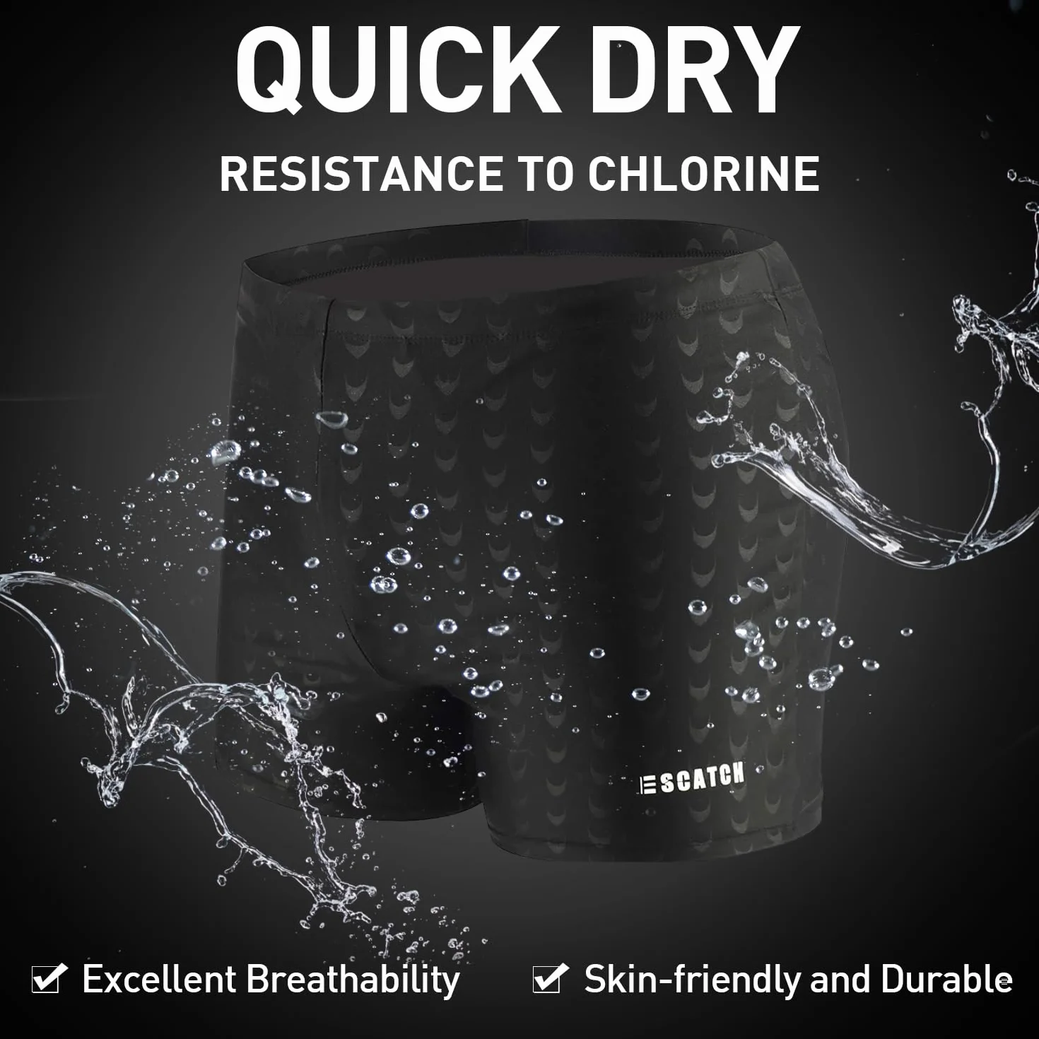 Arcweg Maillot de Bain Homme Boxer Doublure avec Rembourré Amovible Cordon de Serrage