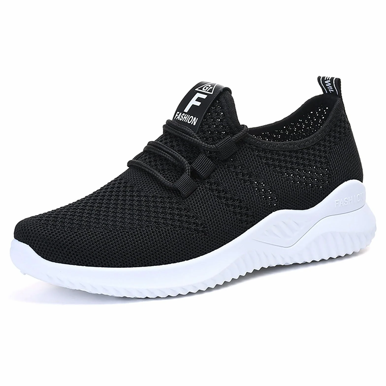 Femme Chaussures de Course Fitness Sport Running Slip on Outdoor Walking Legere Respirante Baskets Confortables Sneakers 36-42 EU