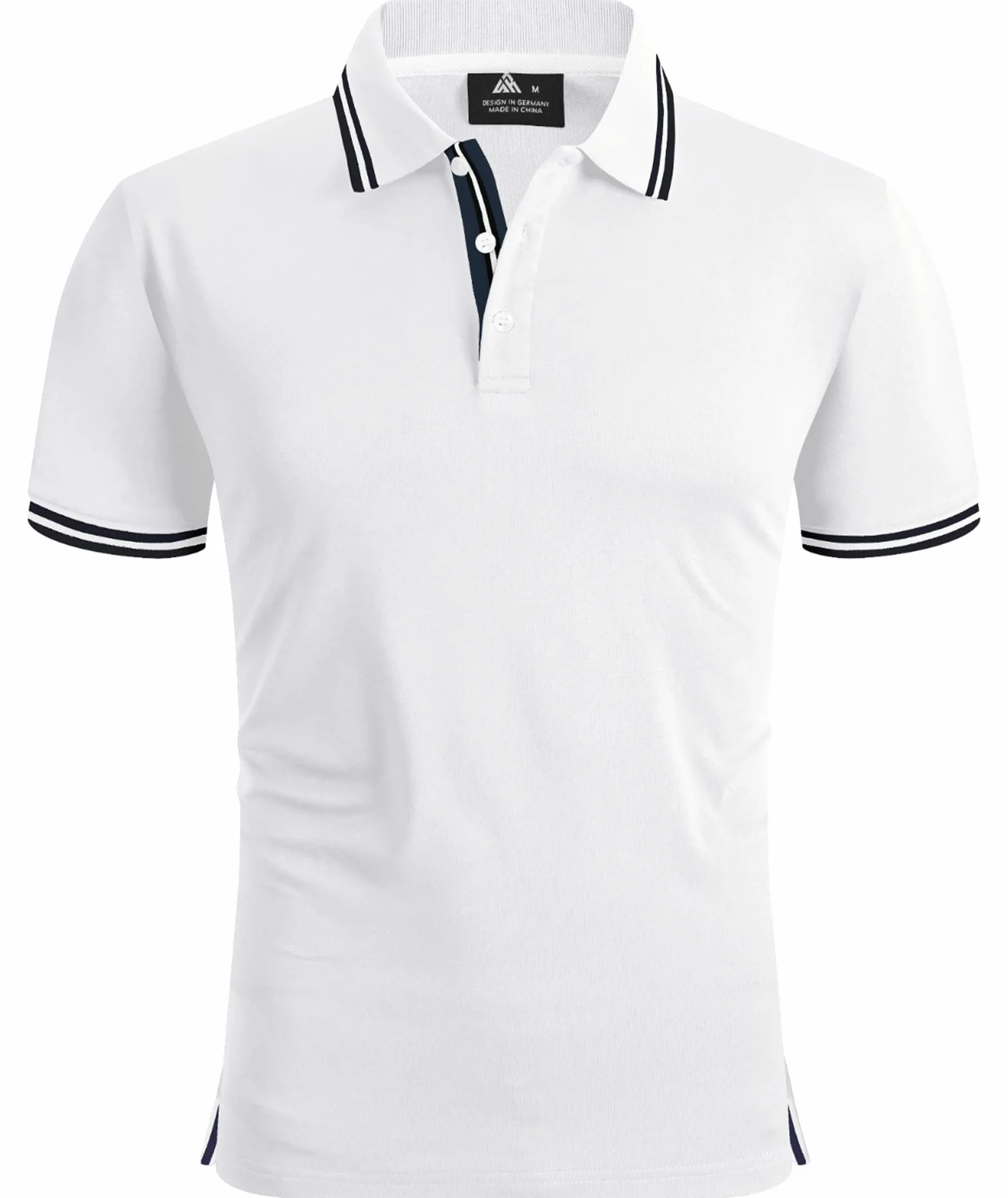 SwissWell Polo Homme Manches Courtes Golf Respirant Tshirt Sport Été Séchage Rapide
