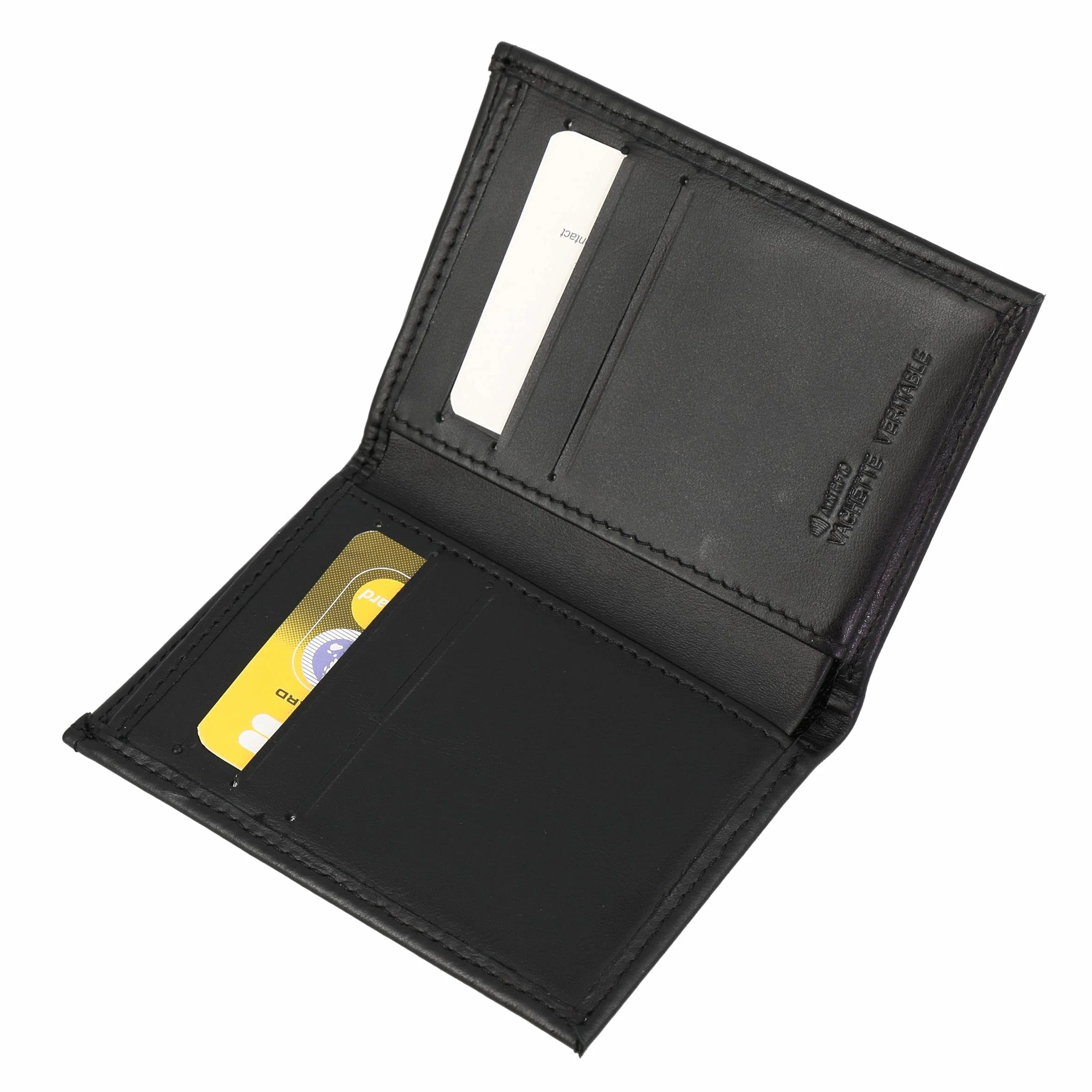 Porte-Cartes en Cuir de Vachette pour Cartes de Crédit, Fidélité et Visites, pour Femme et Homme