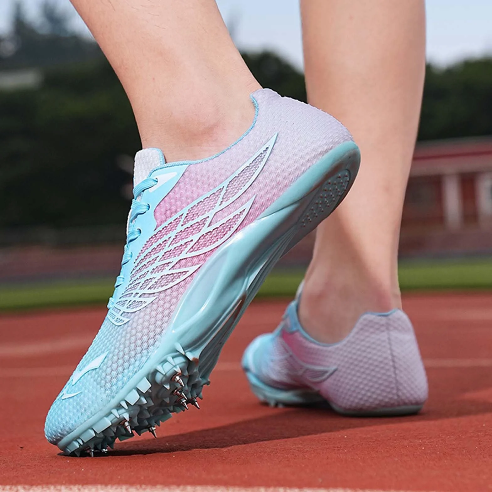 Chaussures d'athlétisme 8 Pointes pour Course Sprint