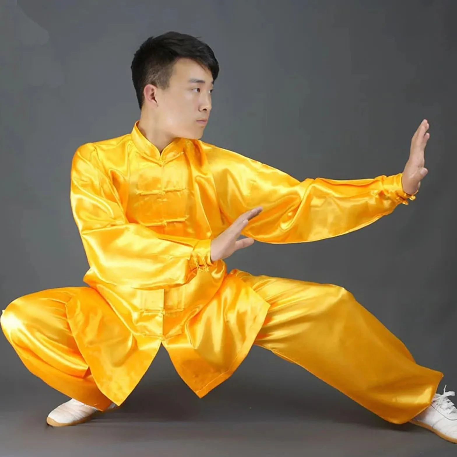 Uniformes Traditionnels Tai Chi Kung Fu Wushu Costume Wing Chun Arts Martiaux Adultes Enfants