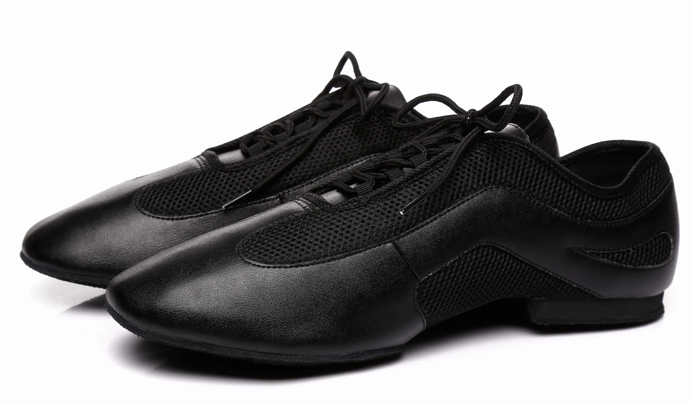 L400 Chaussures de danse latine à lacets en maille synthétique homme
