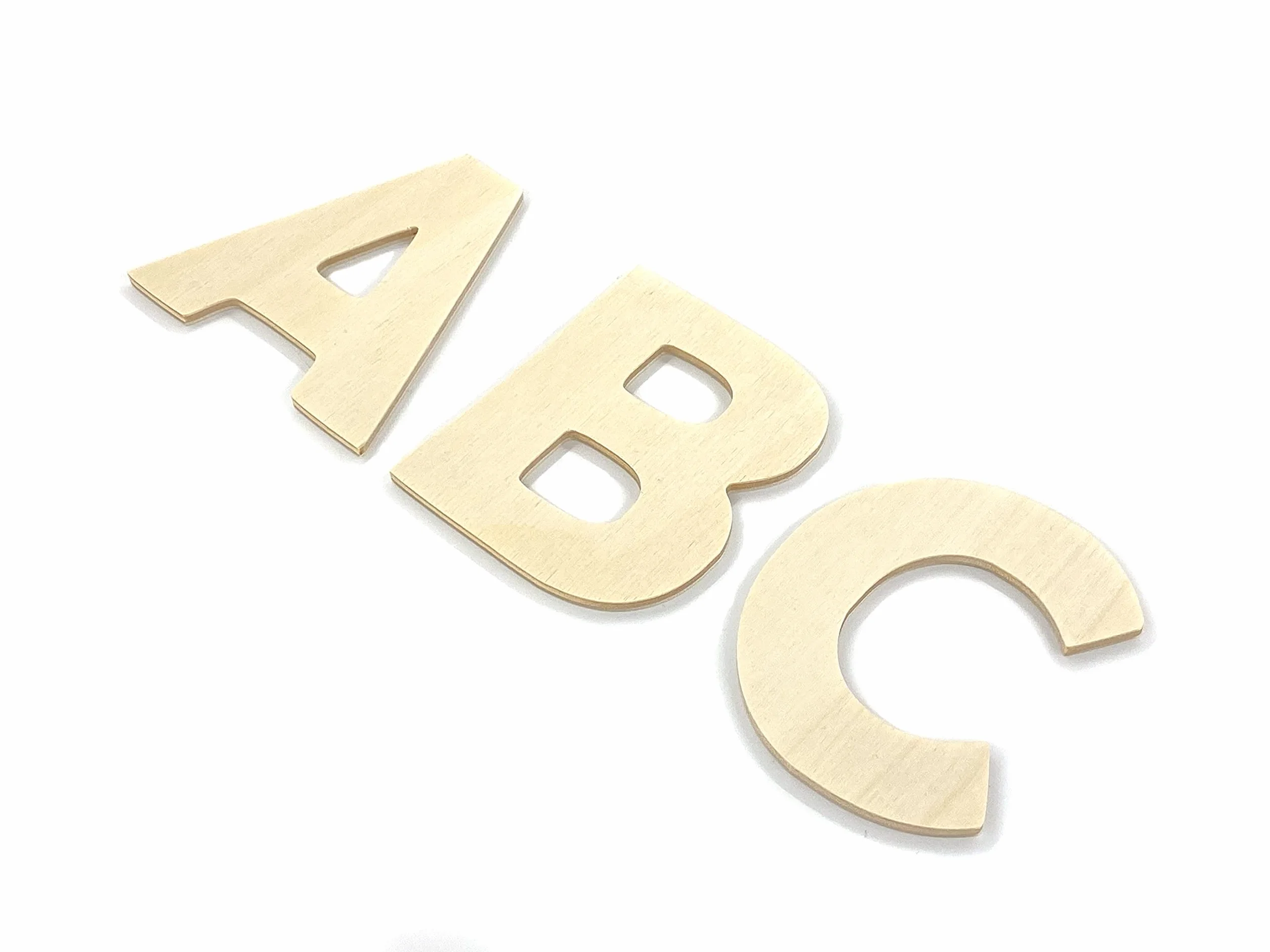 Lettres en bois naturel 20 cm 35 cm 6 polices accessoires peinture bricolage