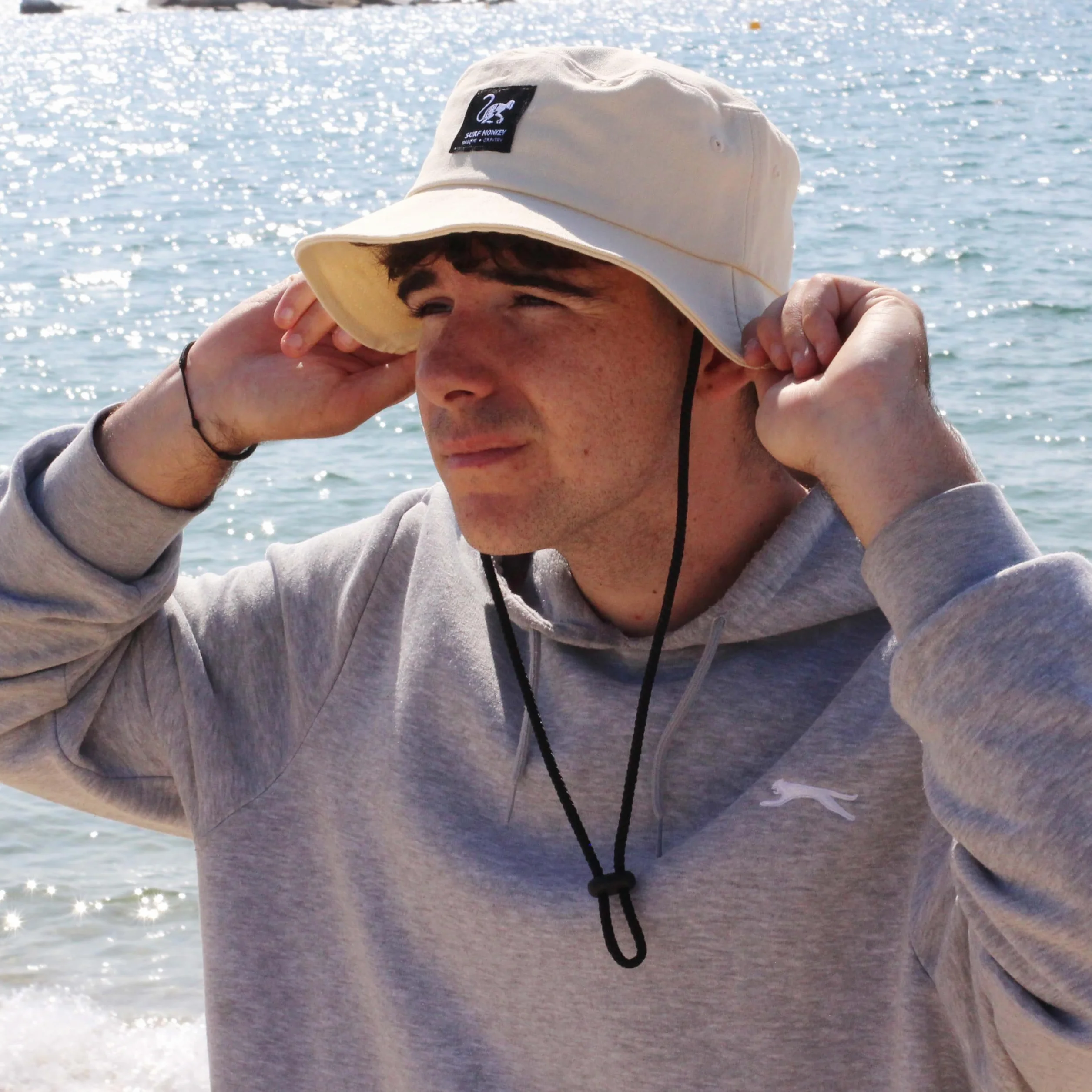 Surf Monkey Boonie Hat Bonnet de pêcheur 100 % coton