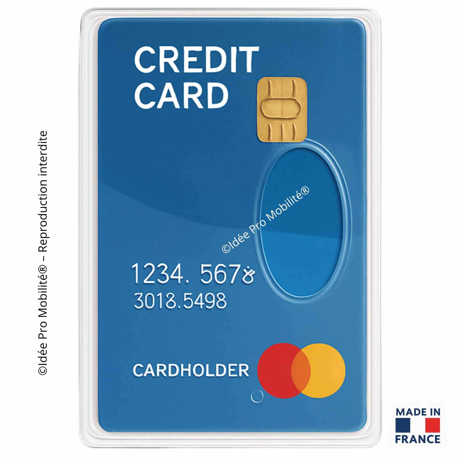 Étuis Porte-Cartes Rigide Transparent Lot de 2 – Protection Cartes Bancaires Navigo Badges – Fabriqué en France