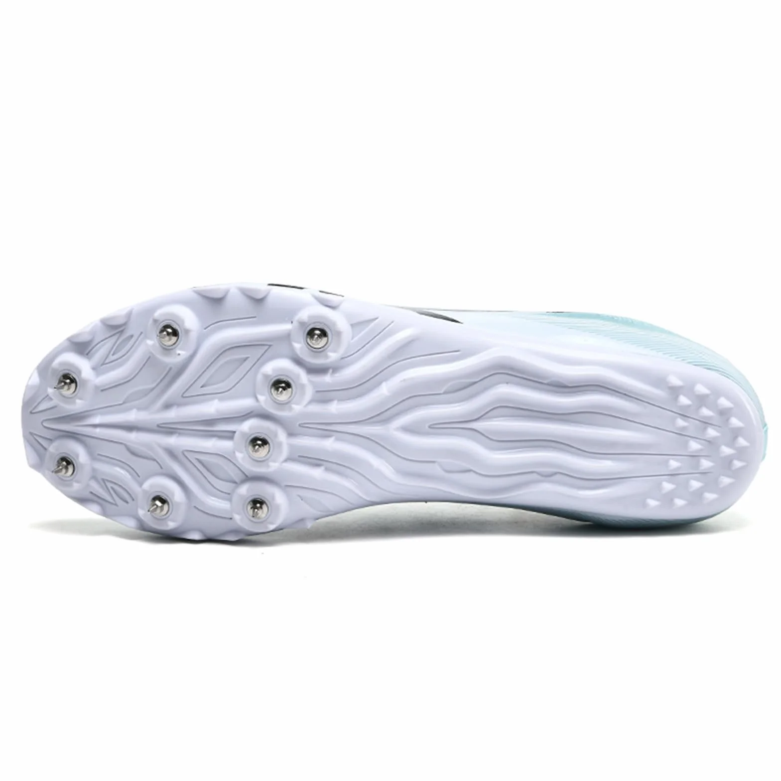 Chaussures de Course À Pointes pour Hommes avec 8 Crampons pour Saut en Hauteur Sprint Saut en Longueur