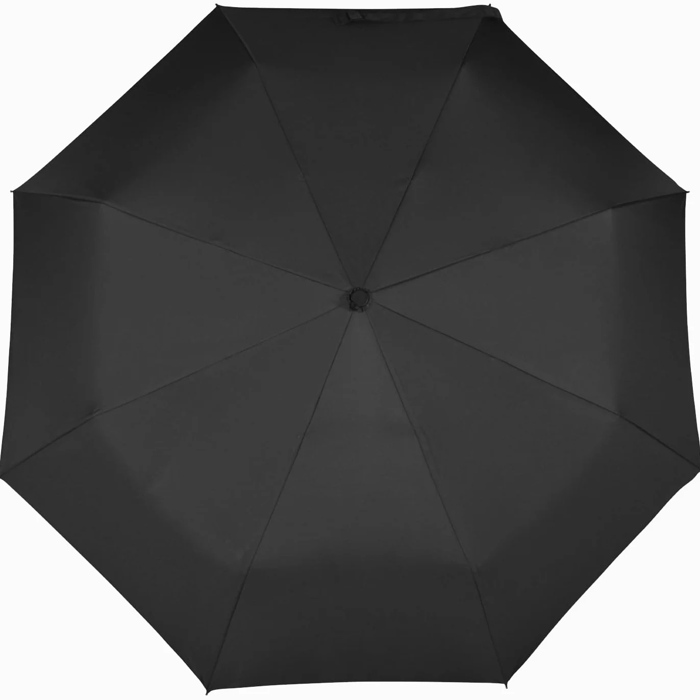 Doppler Parapluie pliant – Ouverture et Fermeture Automatiques – Testé en soufflerie à 120 km/h – 8 baleines en fibre de verre – Voyage Accessoires – Toile de 98 cm – Noir