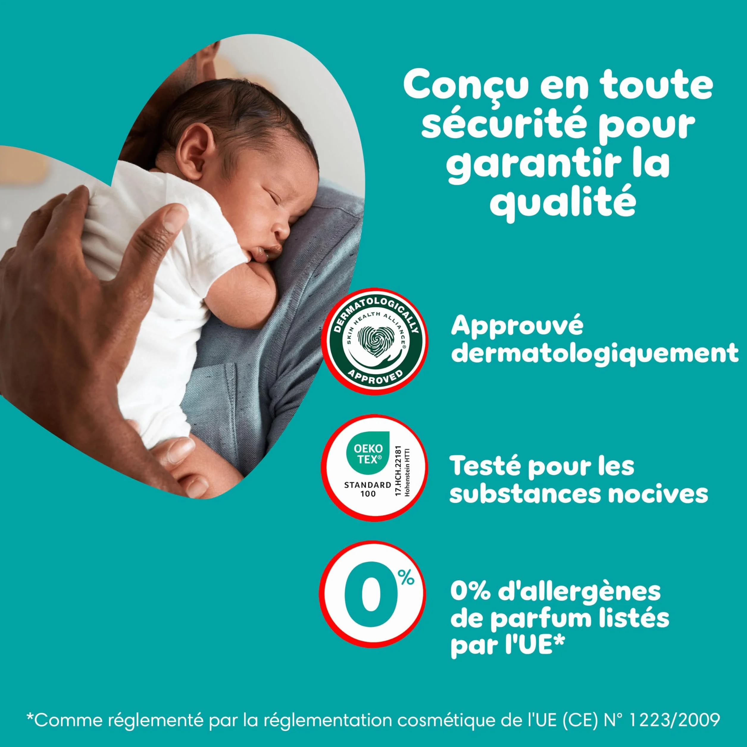 Pampers Baby Dry Pants Taille 8, 58 Couches-Culottes, 17kg+, Maintien 360°