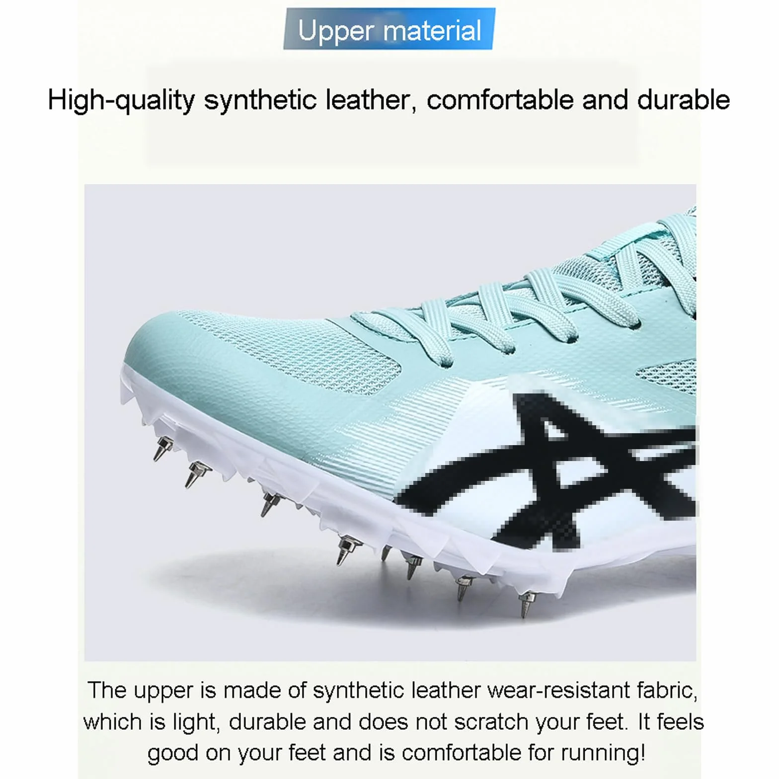 Chaussures Athlétiques à Pointes Hommes Femmes Unisexes Antidérapantes Sprint Course