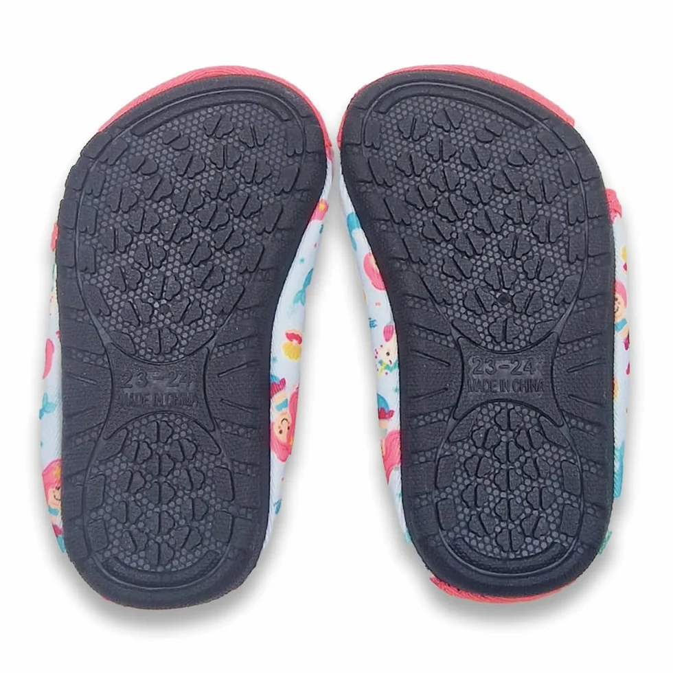 Dotty Fish Chaussures Aquatiques pour Bébés et Enfants, Semelle Antidérapante, Séchage Rapide, Souples