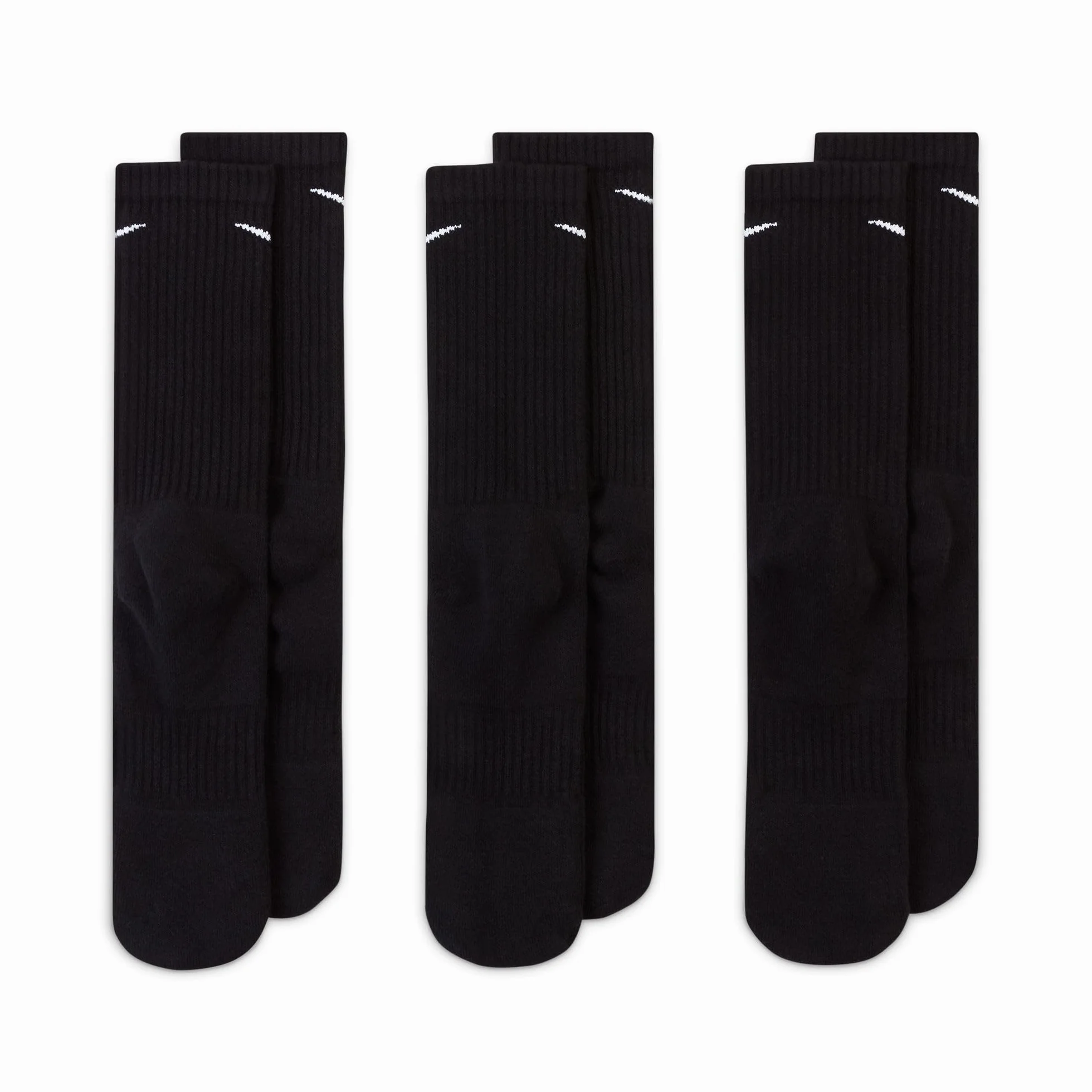 Nike Chaussettes Mixte Everyday Cushioned Lot de 3 Paires