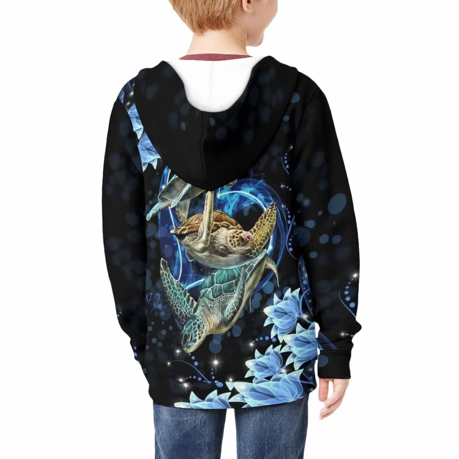 Sweat à capuche zippé pour filles Veste enfants 6-16 ans