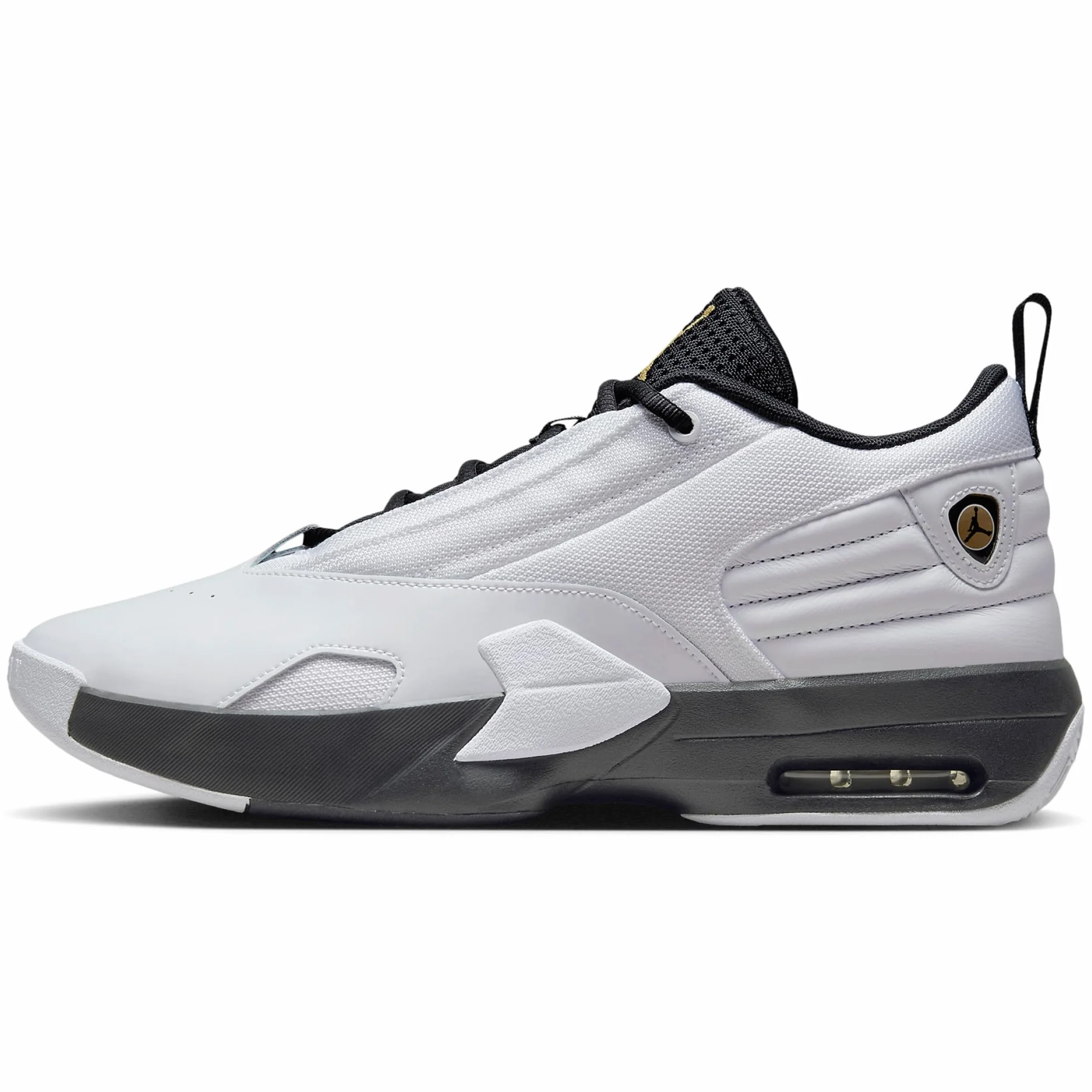 Chaussures Jordan Max Aura 6 pour homme blanc noir doré métallique