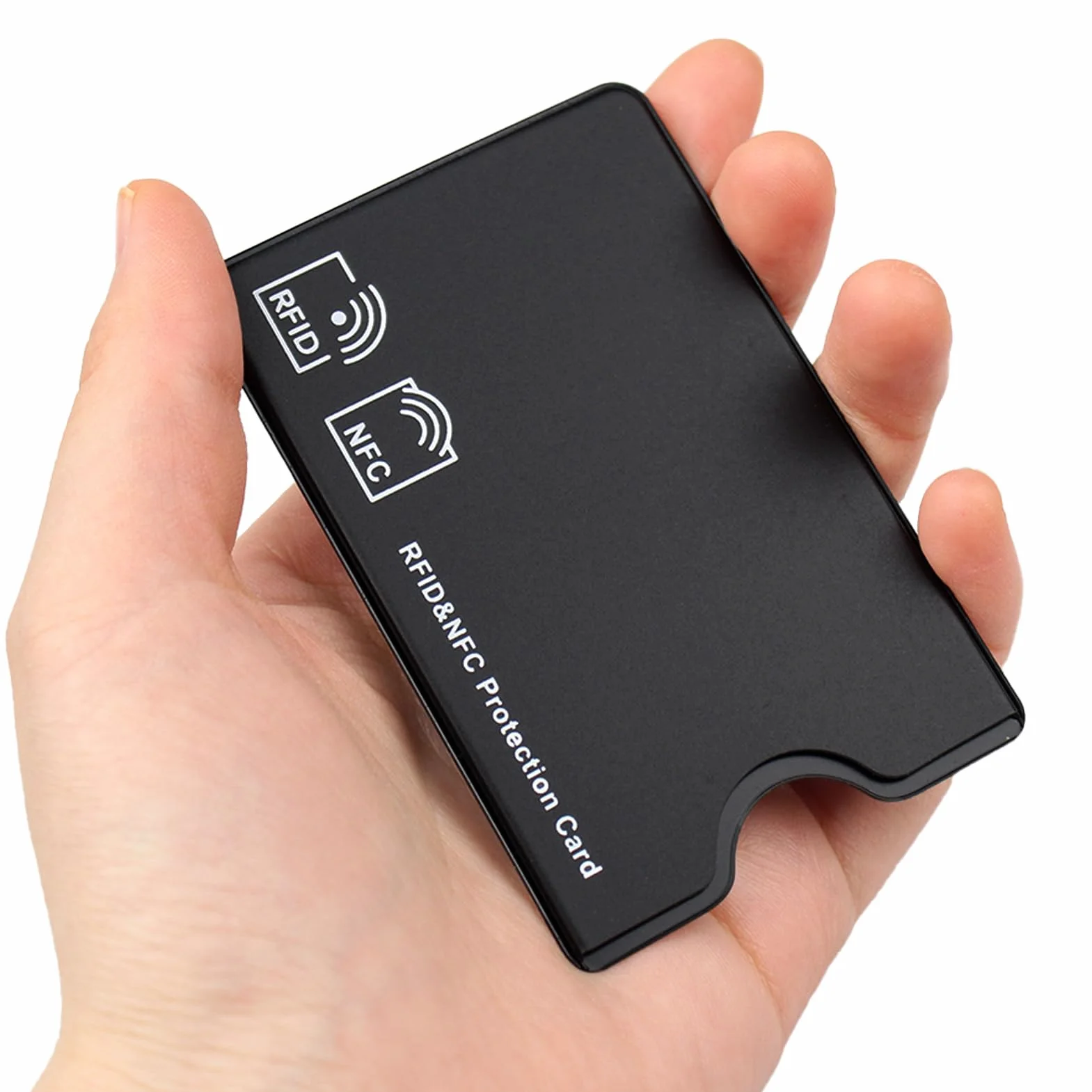 Protege Carte Bancaire Anti Piratage RFID 3 PCS 90x59mm Noir