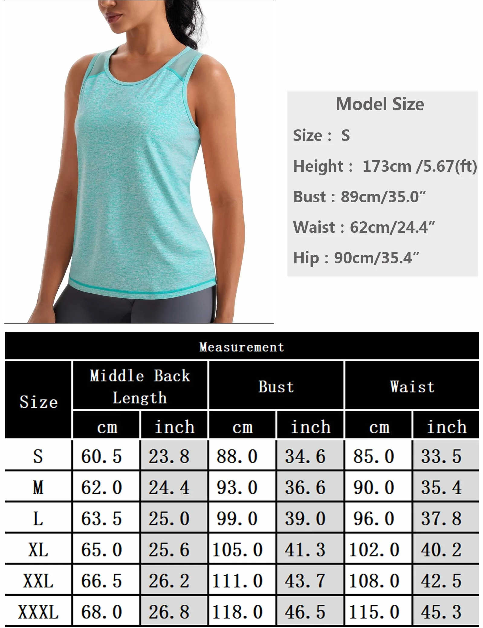Débardeur de Sport Femme Léger en Maille sans Manches Respirant Séchage Rapide Yoga Running Fitness