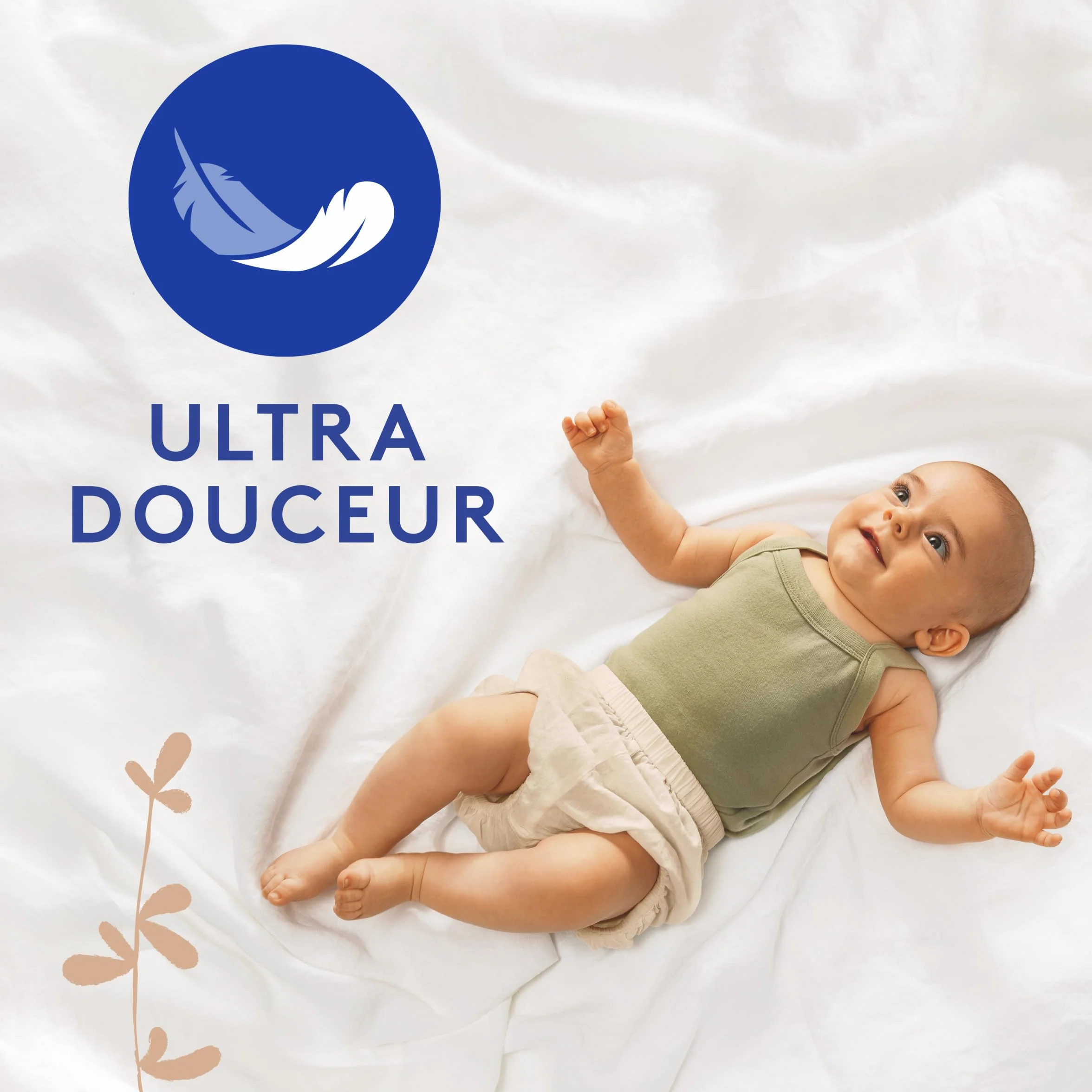 Lotus Baby Couches Taille 1 2-5 kg Nouveau-né Pack 1 Mois 80 Couches
