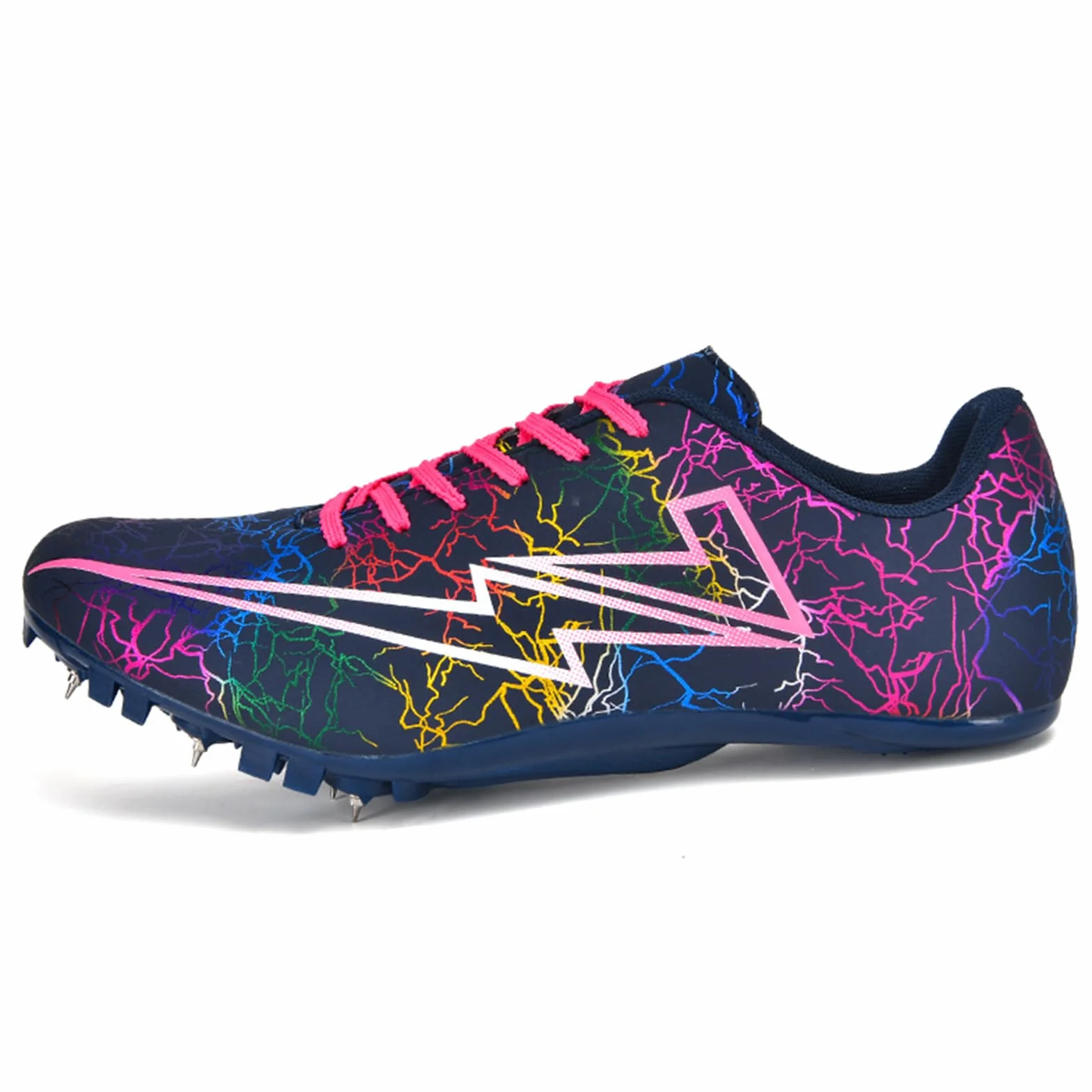 Chaussures D'athlétisme À Pointes pour Enfants Hommes Femmes Course Légères Sprint