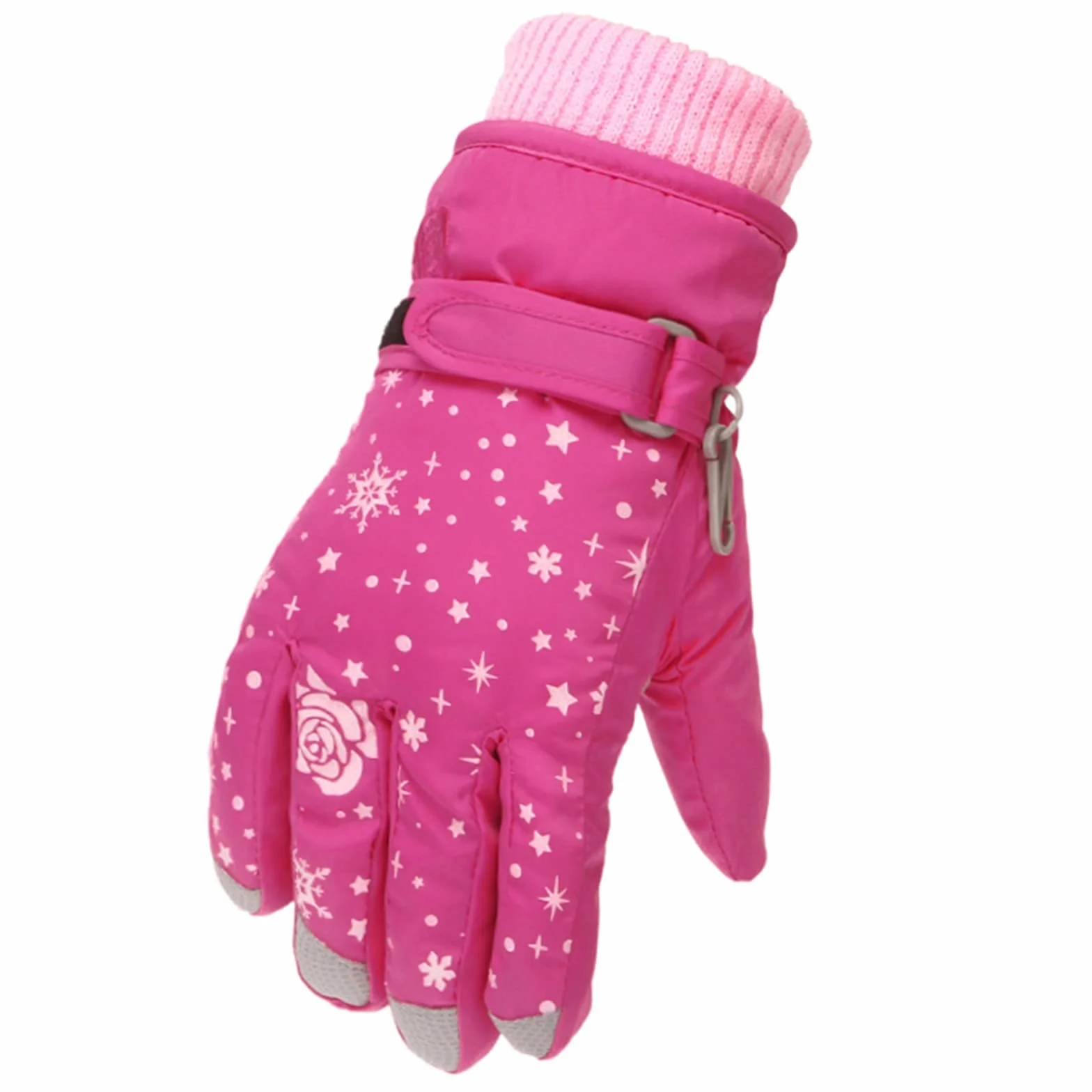 Generisch Gants Enfants Hiver Imperméable Chaud Polaire Ski Neige 6-11 Ans