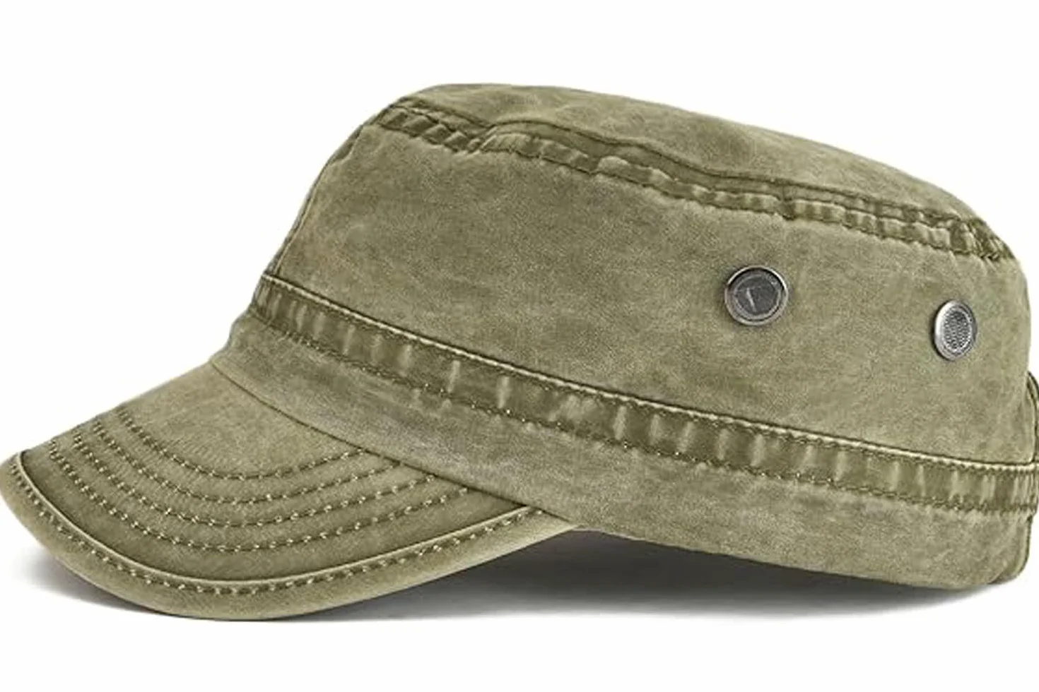 Casquettes Militaires en Coton Délavé Design Unique