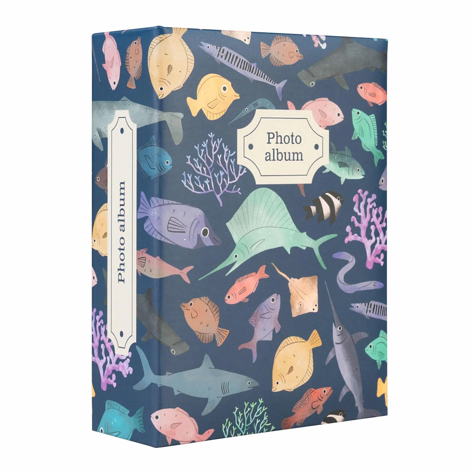 Album Photo 10x15 cm Ocean Friends 100 Pochettes Couverture Rigide Enfant