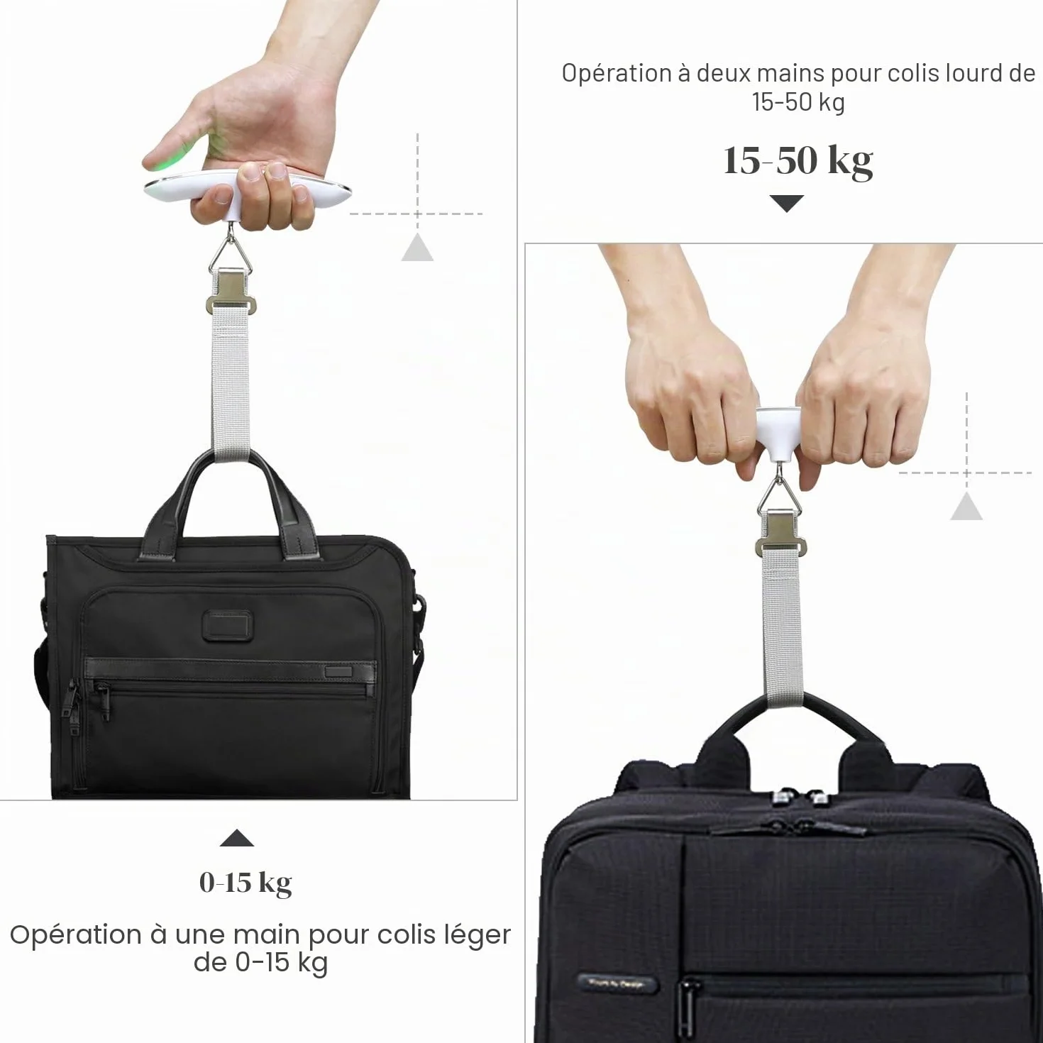 MYCARBON Pèse Bagage Valise Électronique Balance Portable 50kg Fonction Tare Verrouillage Poids Pile Fournie Voyage