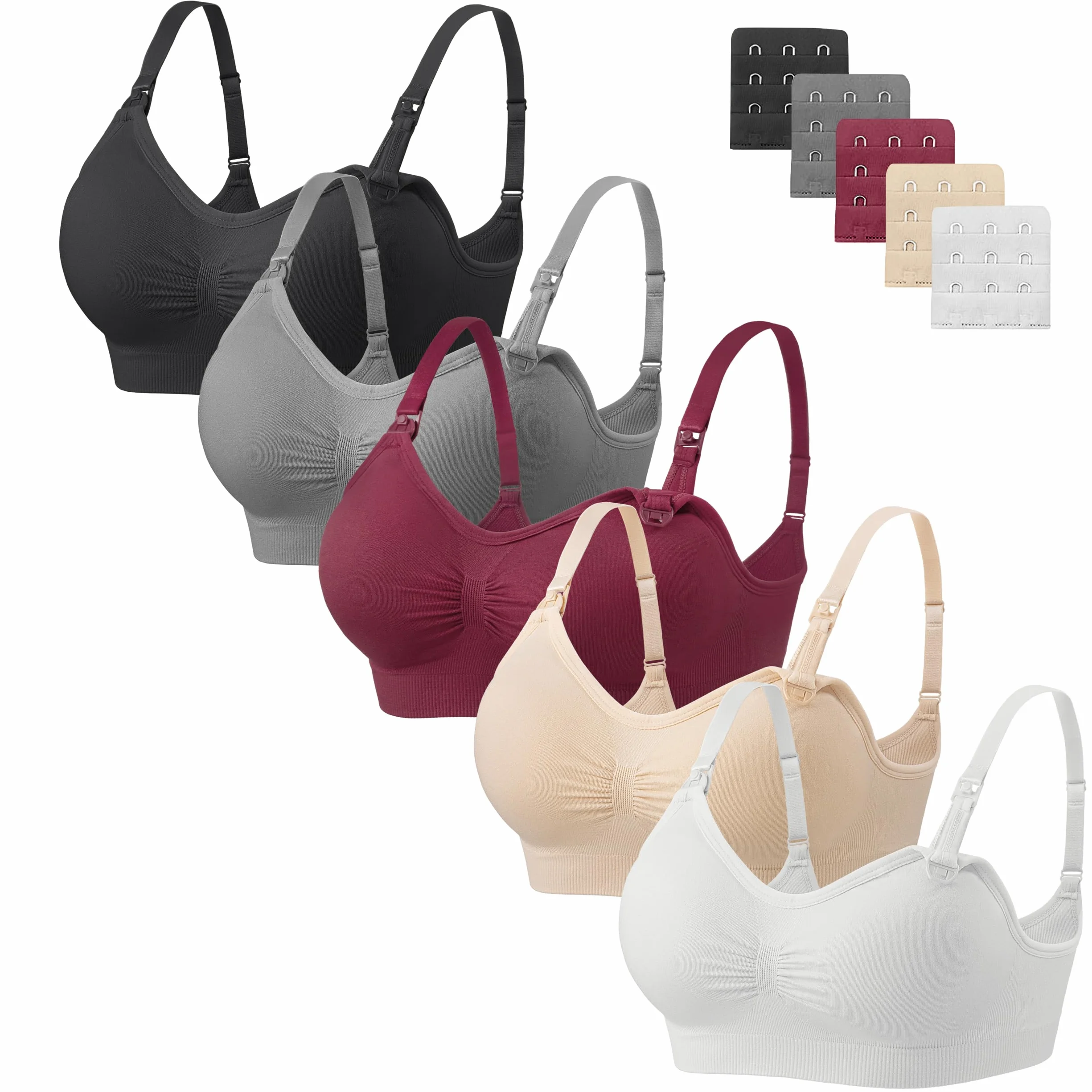 Soutien-Gorge d'allaitement sans Couture 5 Pcs Maternité