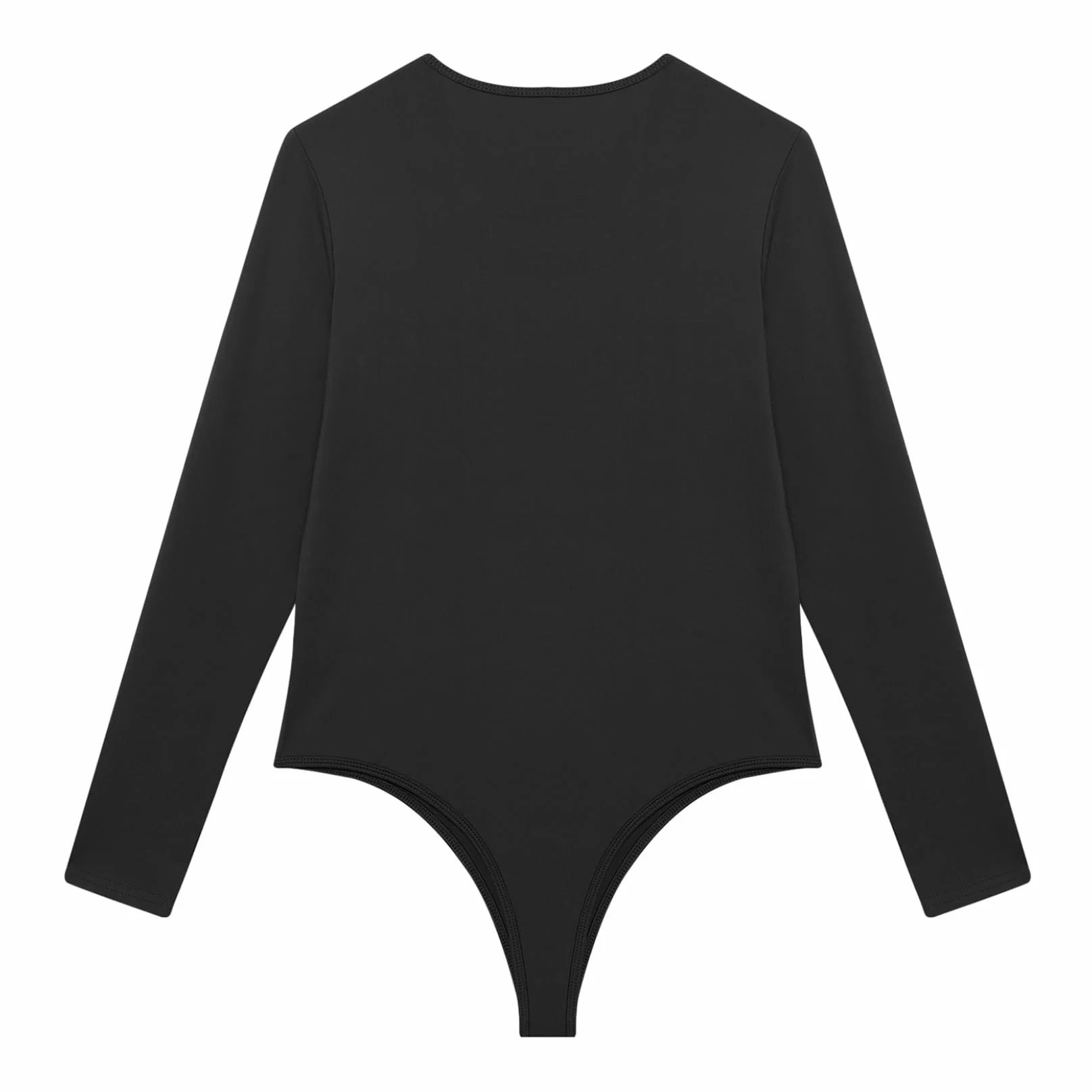 Body String Homme Justaucorps Danse Sport Combinaison Manches Longues Noir L-XL