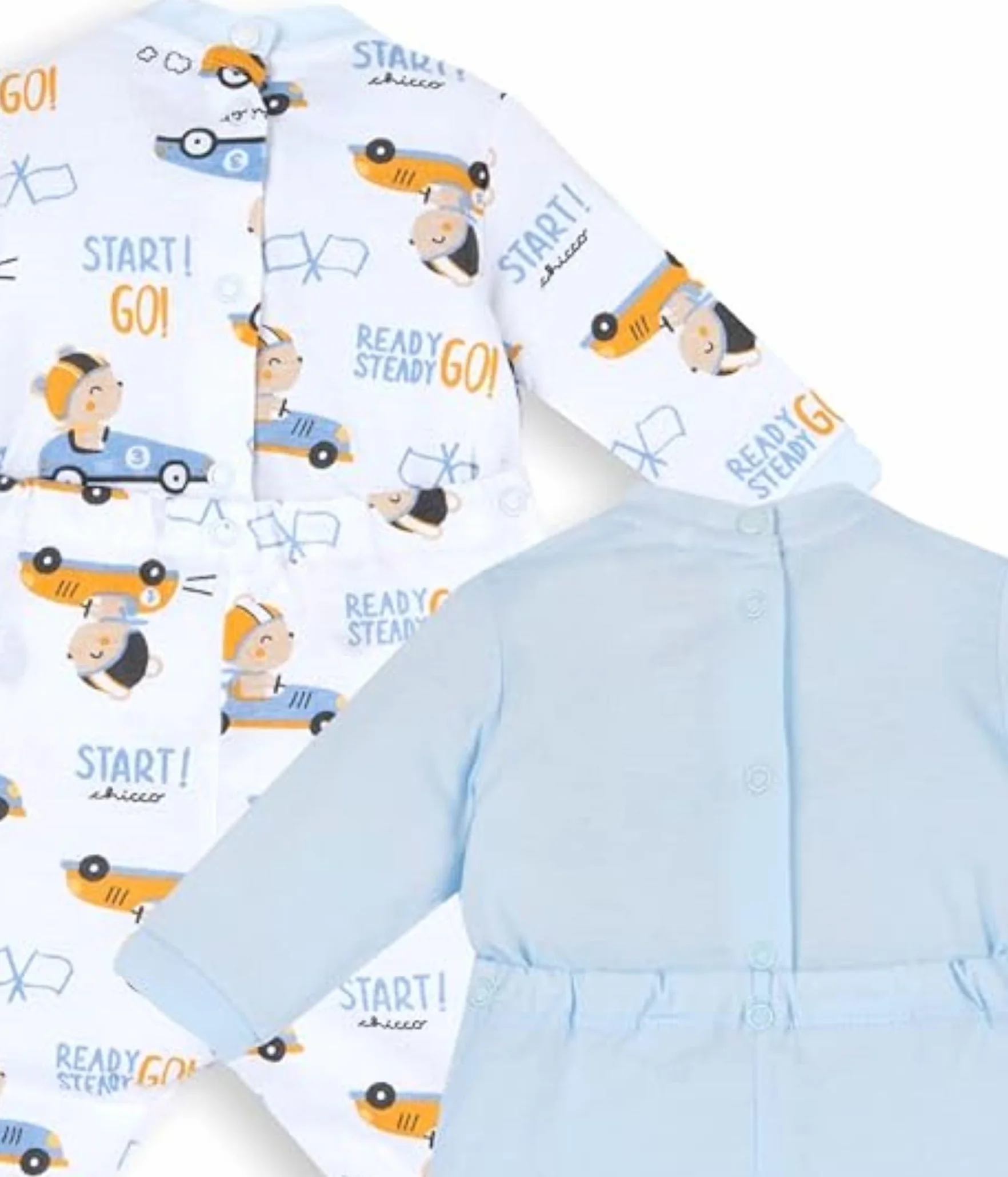 Chicco Grenouillères Bébé Coton 0-24 Mois Designed in Italy