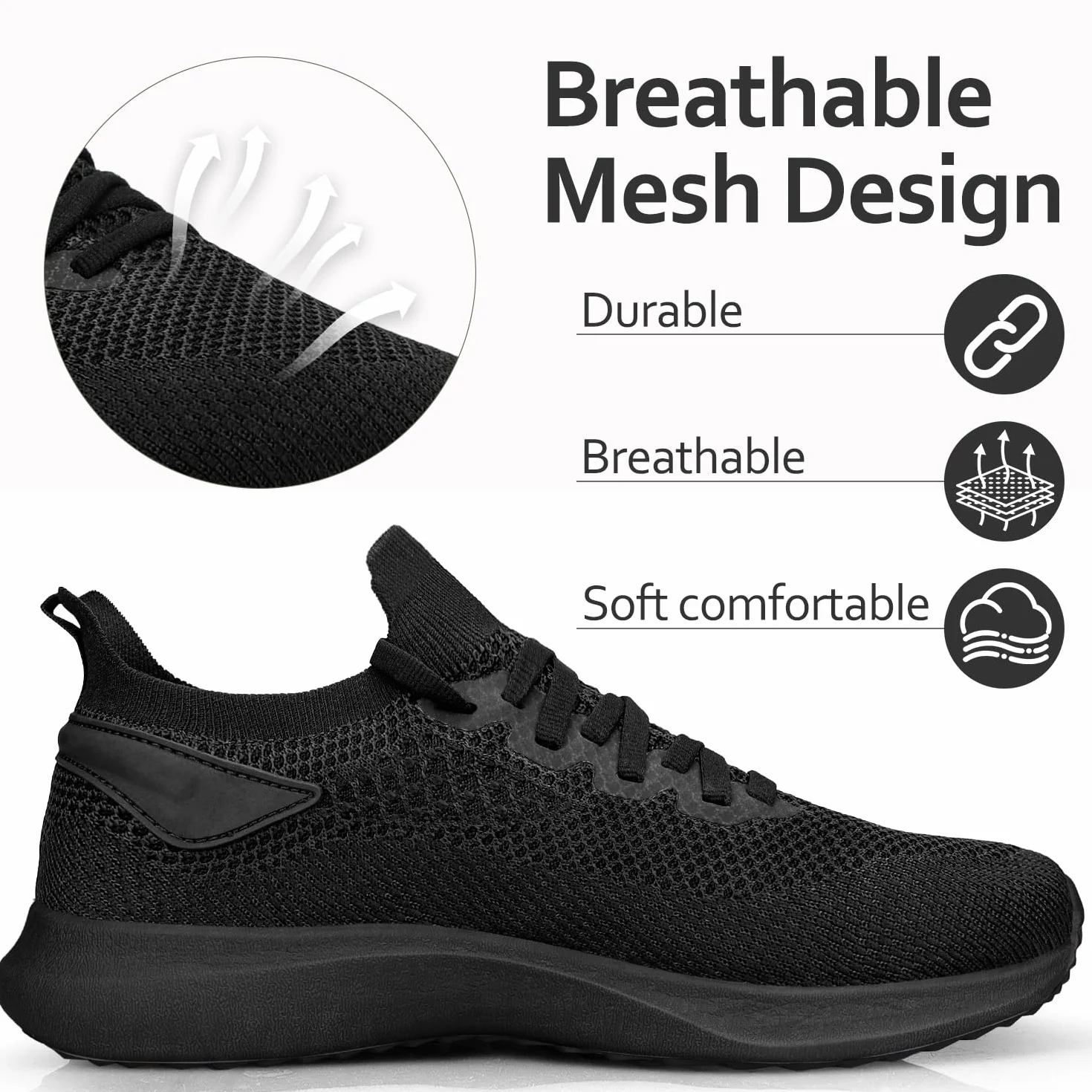 Giniros Basket Homme Chaussures de Sport Respirant Mesh Running Fitness Tennis Outdoor