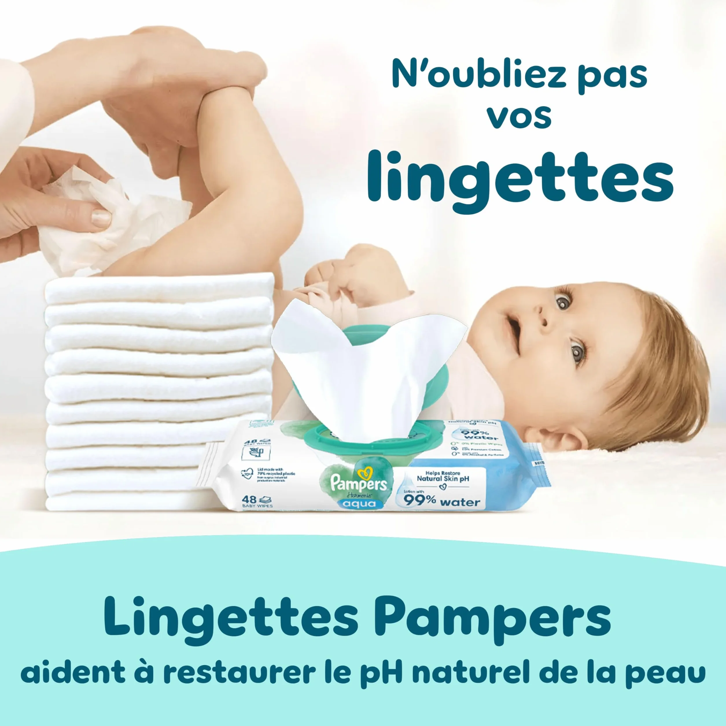 Pampers Premium Protection Taille 4 174 Couches 9-14kg Double Protection Stop & Protect