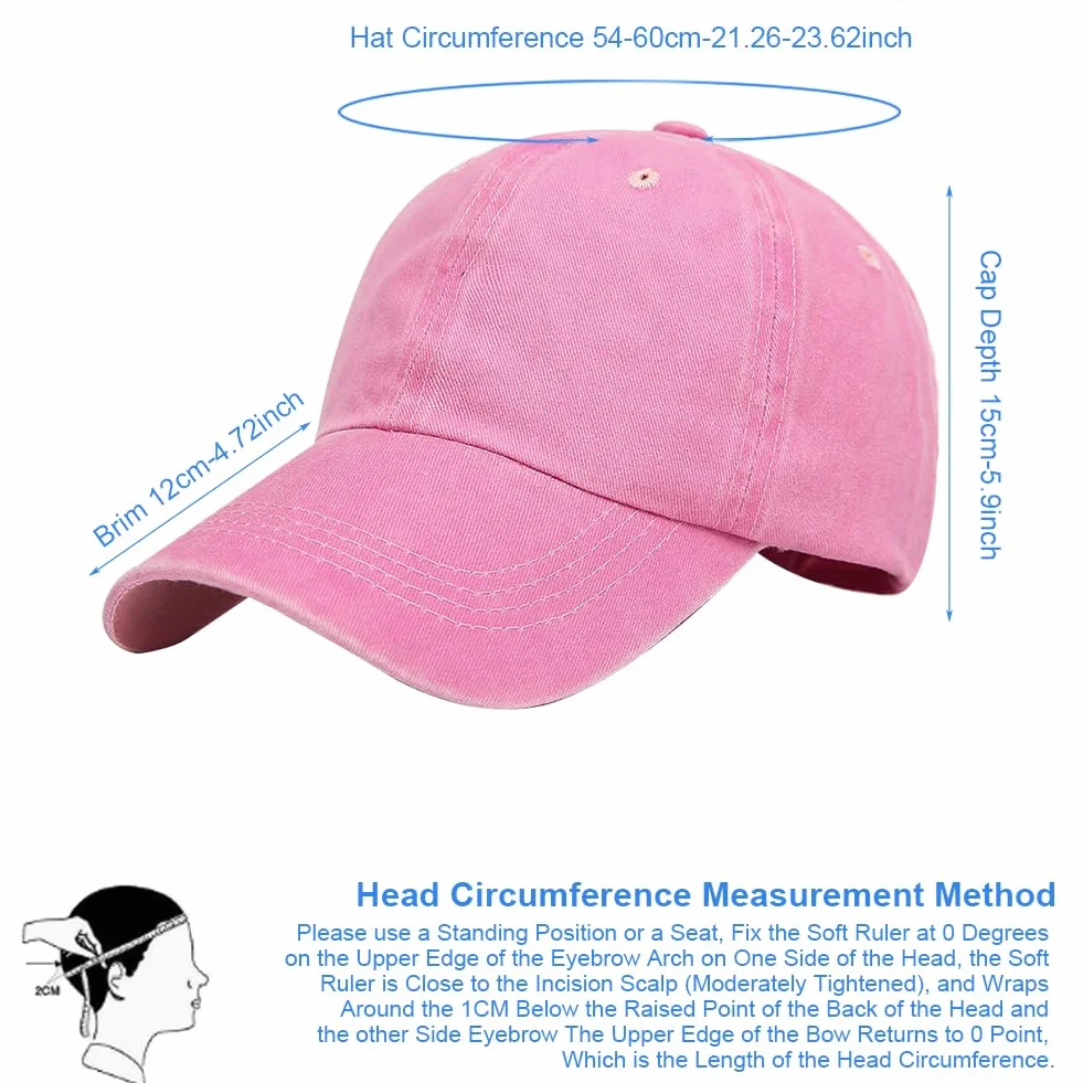 Casquette de Baseball Rétro Anti-Soleil Réglable Noir