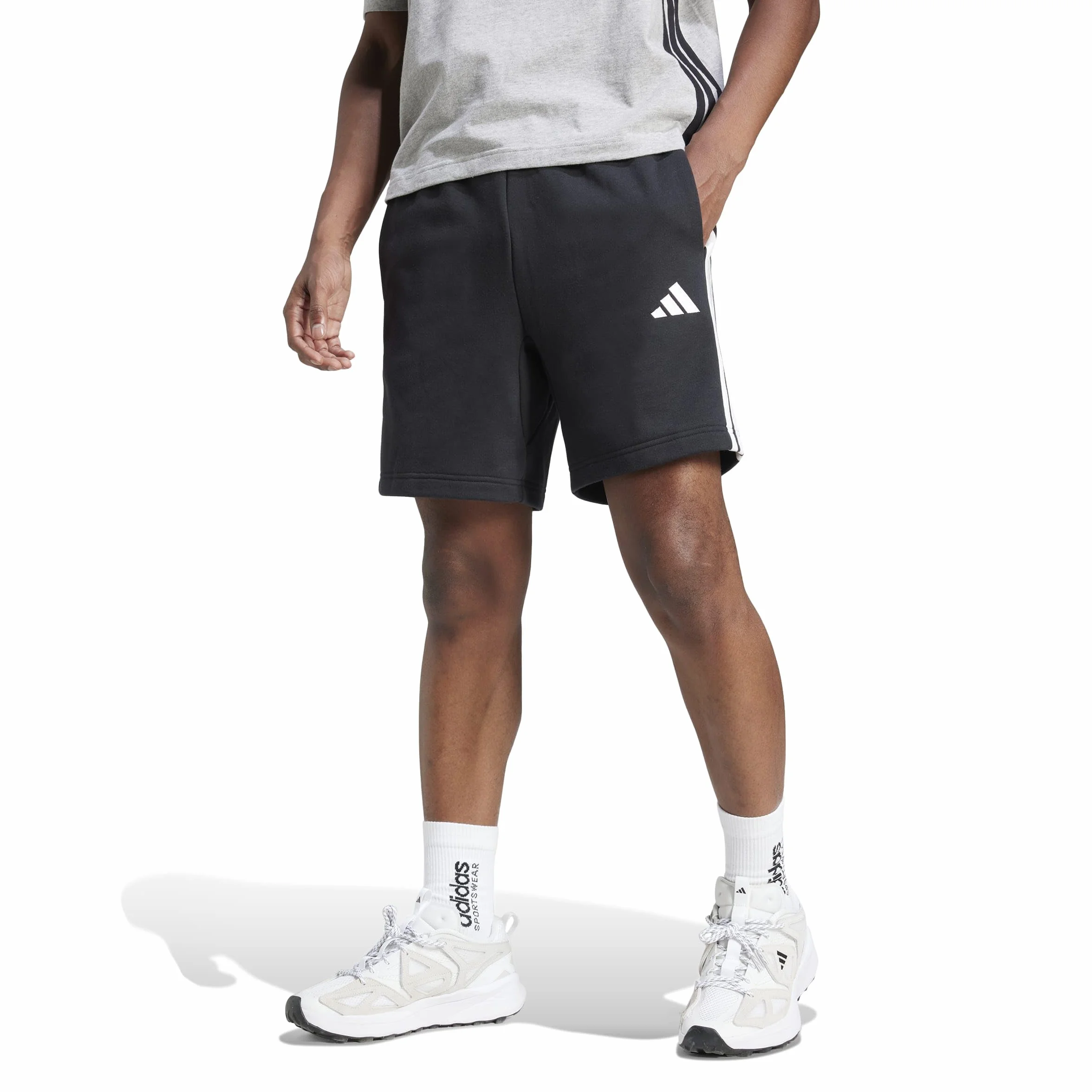 Adidas Homme Essential Three Stripes French Terry Short