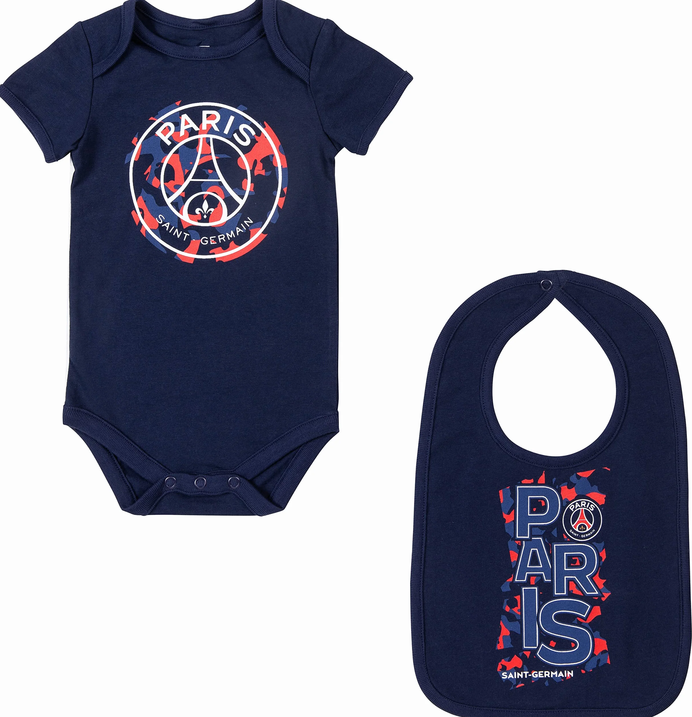 Paris Saint Germain Body Bavoir Bébé Garçon Collection Officielle