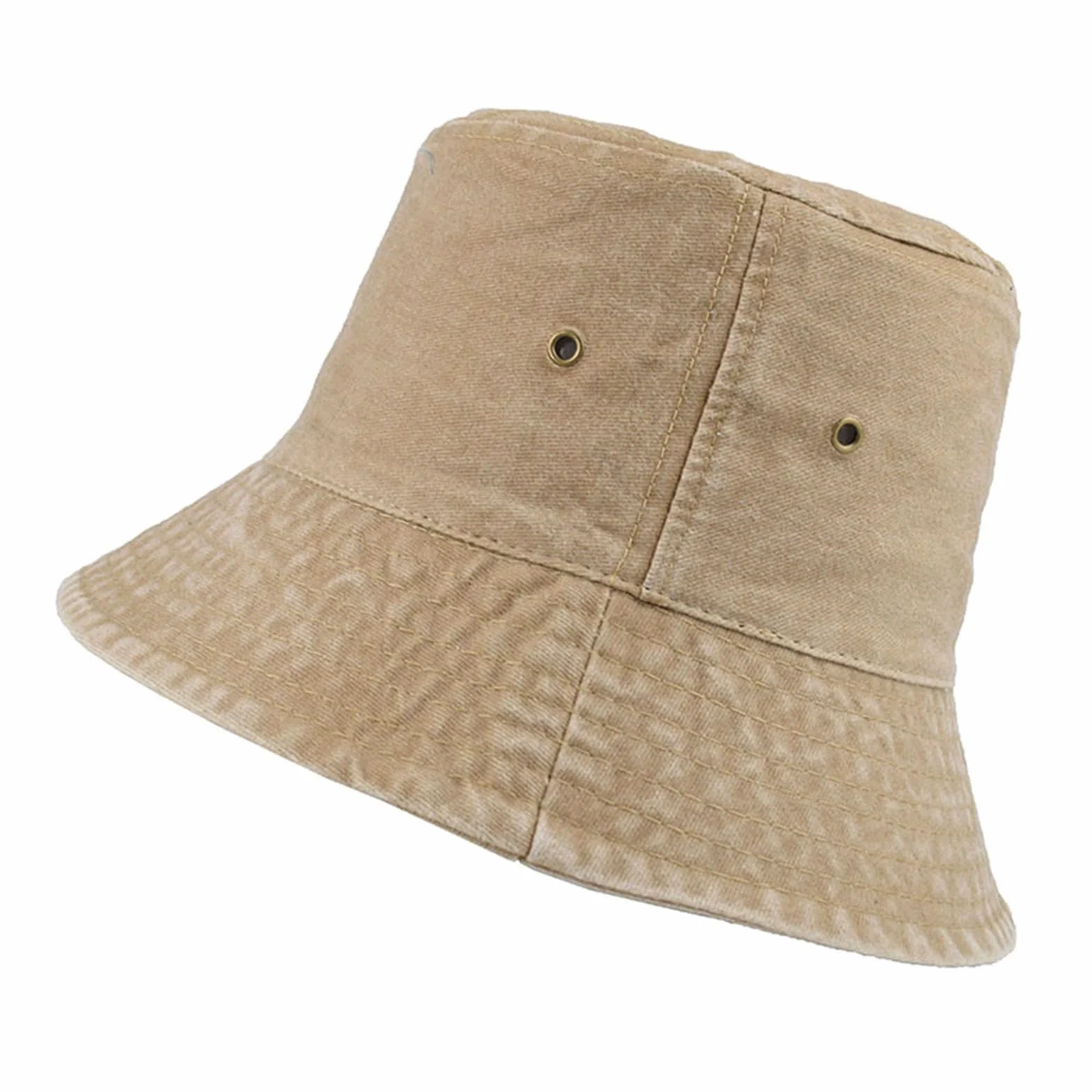 Chapeau bob tendance en denim lavé unisexe réglable