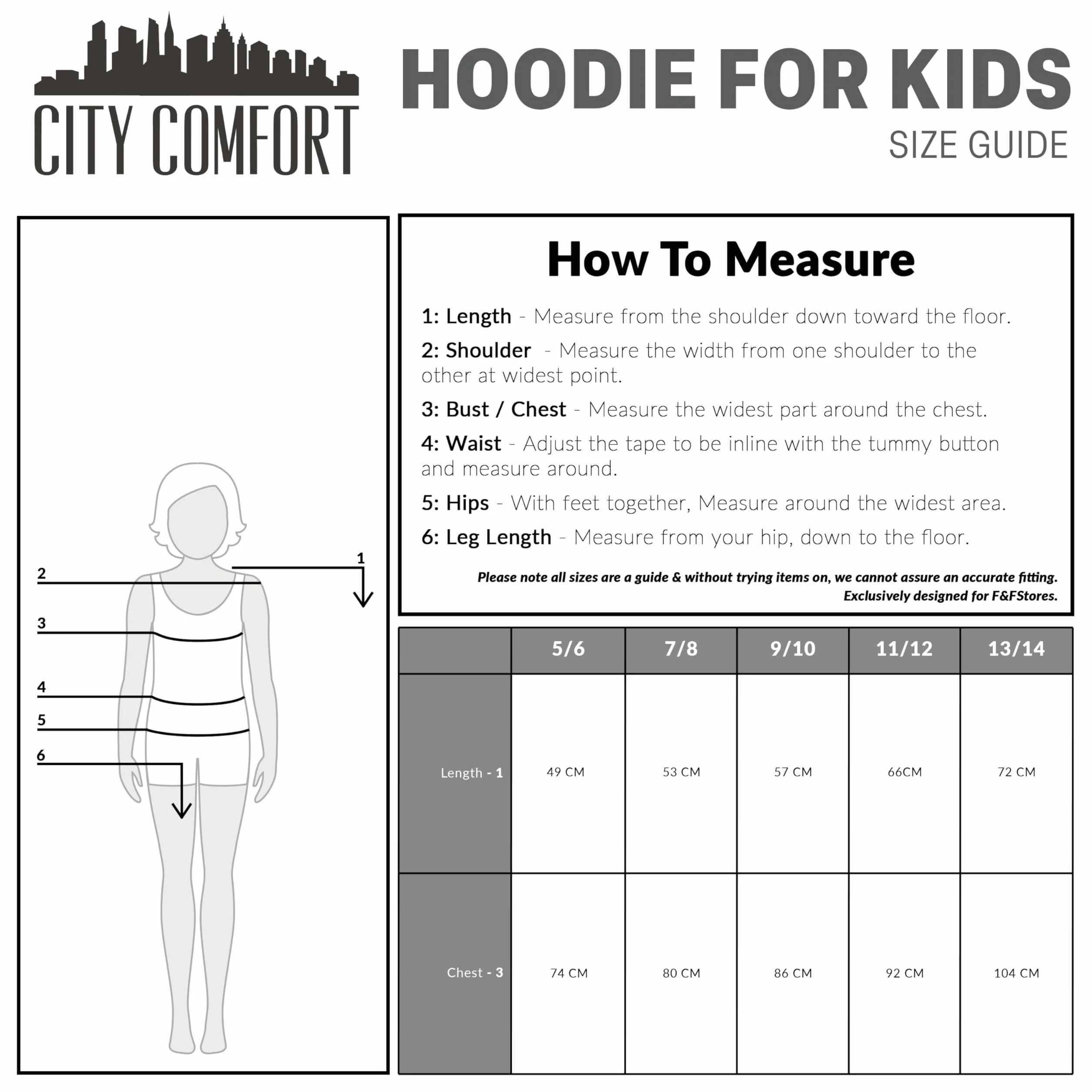 CityComfort Sweat à Capuche Enfant Zippé Veste Polaire Doublée Hiver Chaud 5-15 Ans