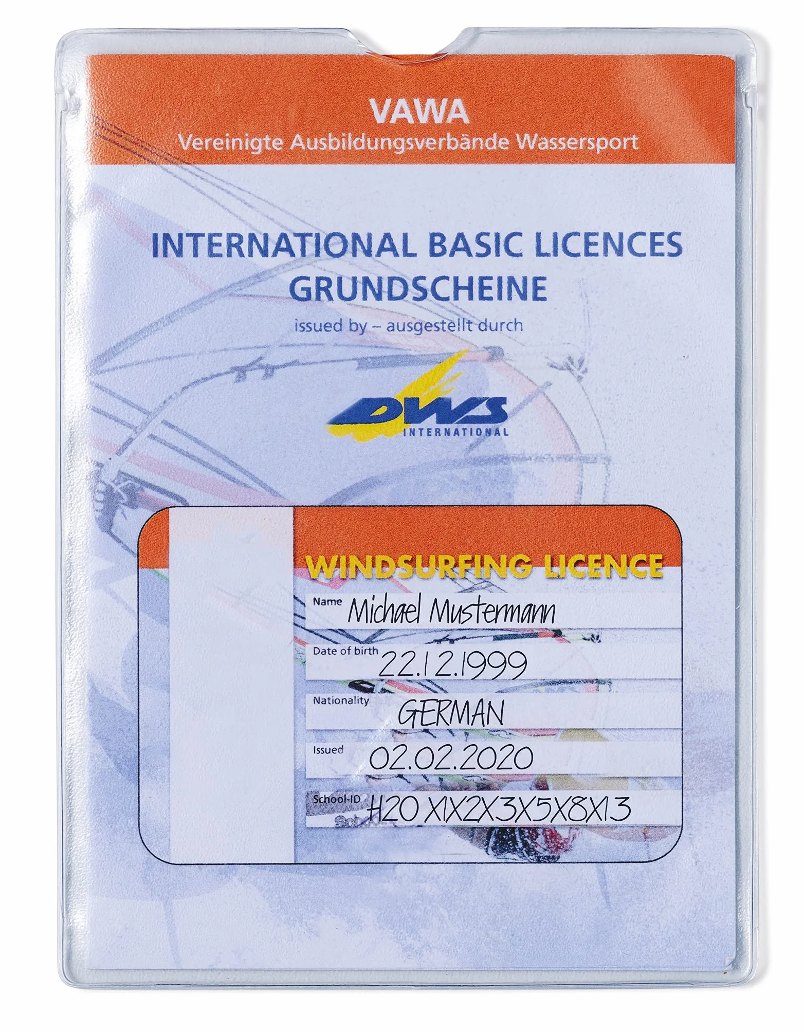 HERMA 1332 Lot de 10 pochettes transparentes pour carte de vaccination A6 plastique