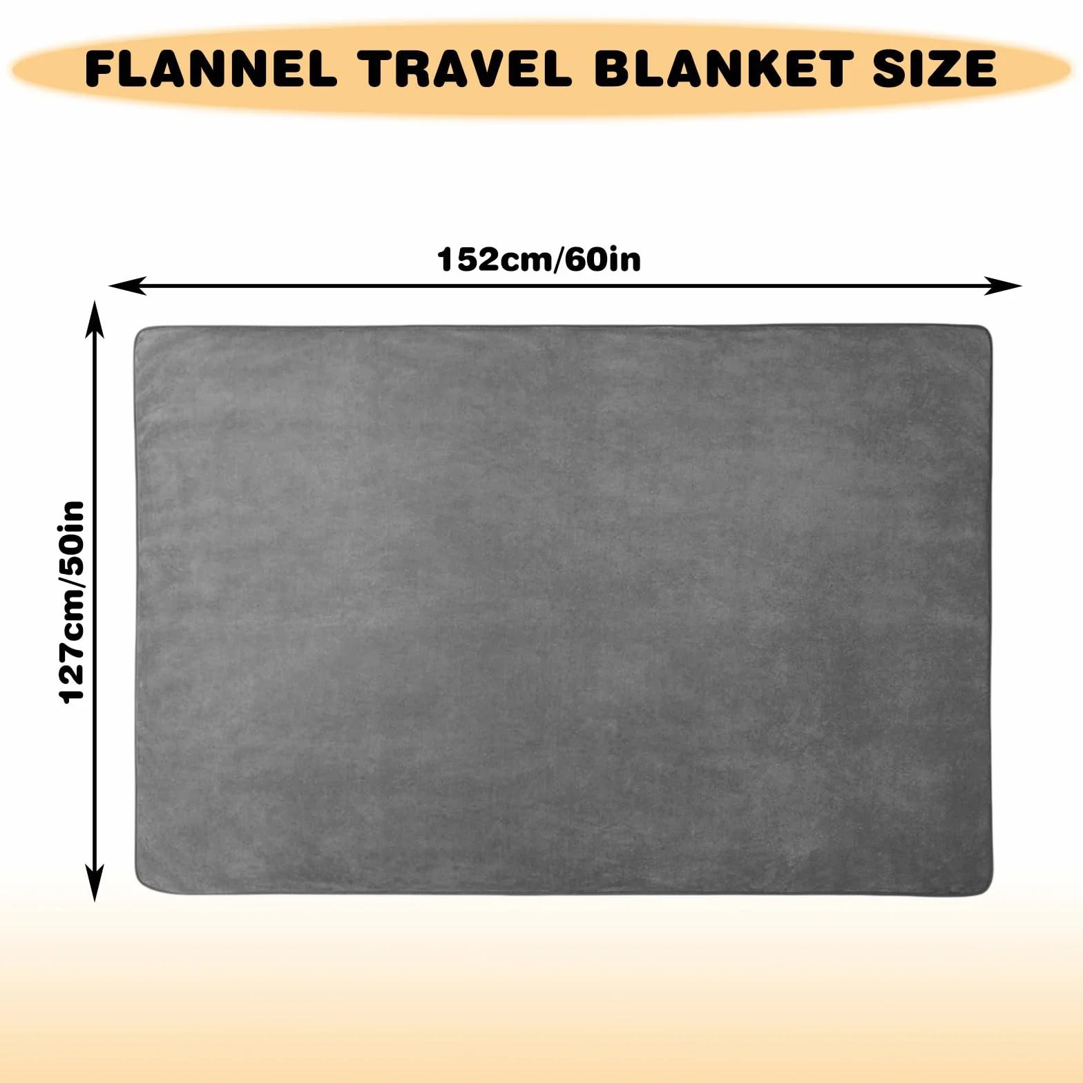 Couverture De Voyage 2En1 Ultra Légère Compacte avec Oreiller pour Hommes Femmes (Gris)