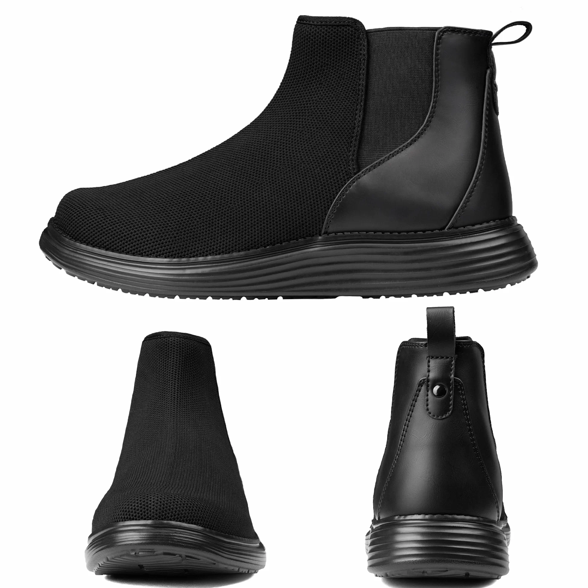 Femme imperméables Chelsea Bottes Cheville Orthopédiques Bottines Confort