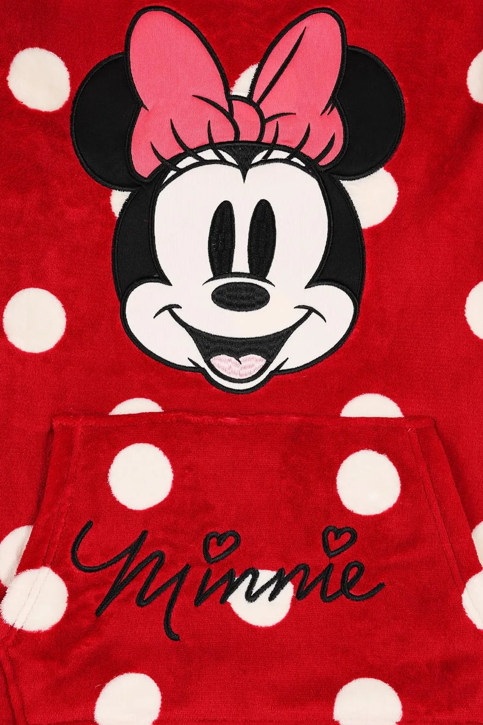 Minnie Mouse Sweat à capuche en polaire doublé femme fille