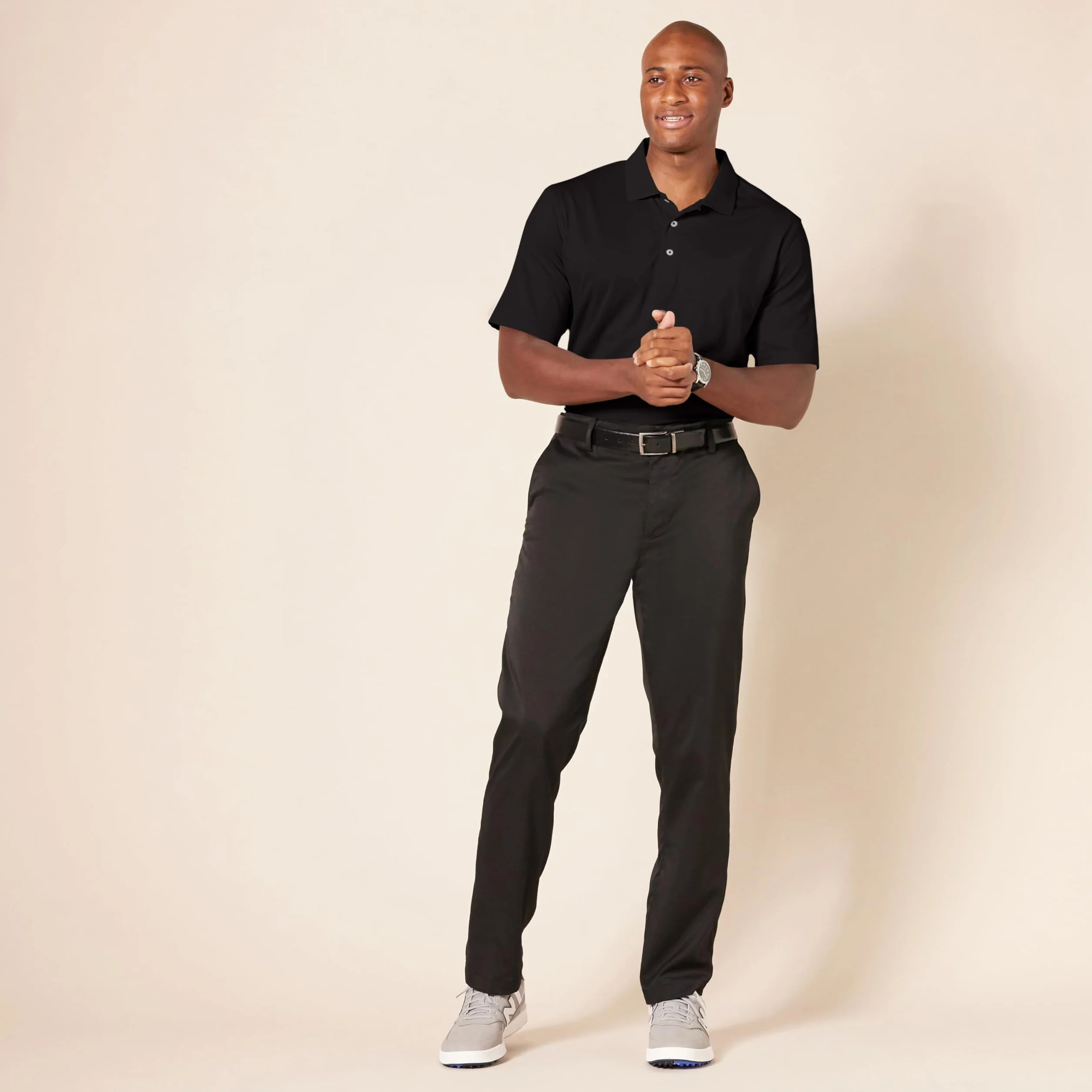Amazon Essentials Homme Polo de Golf Séchage Rapide Manches Courtes