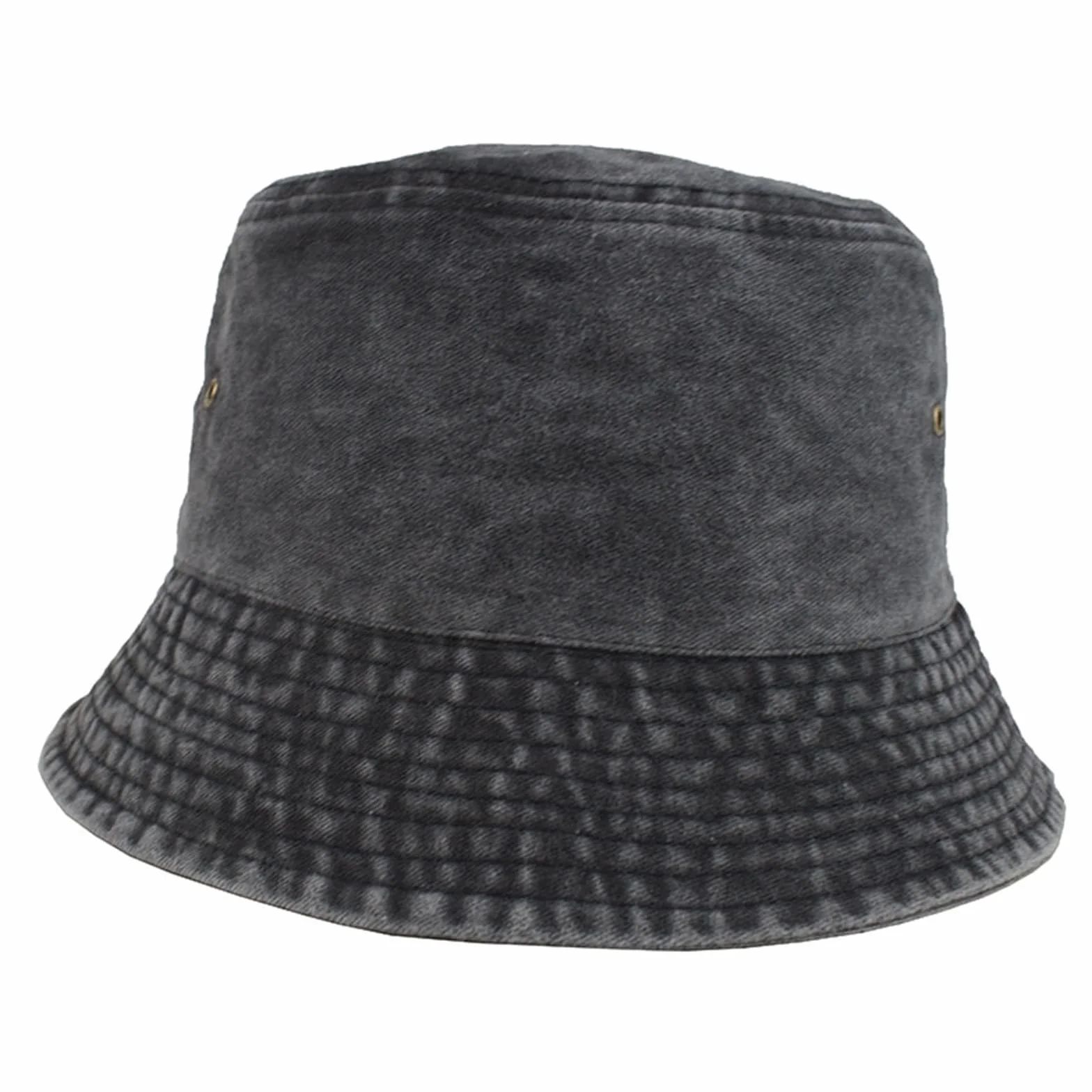 Chapeau bob tendance en denim lavé unisexe réglable
