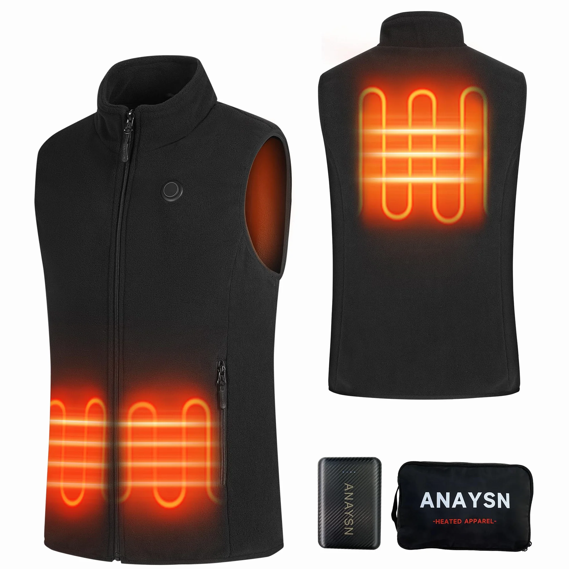 Gilet chauffant Enfant avec batterie 7.4V 10000mAh